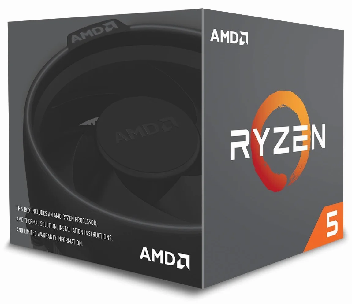 AMD YD2600BBAFBOX Processore Ryzen 5 2600 Socket AM4 3.9Ghz Max Boost, 3,4Ghz Base+19MB
