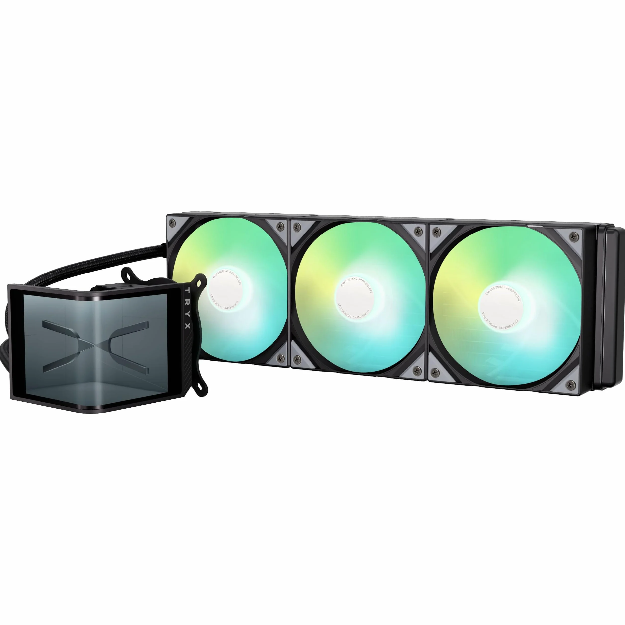 TRYX PANORAMA SE ARGB 360 Raffreddamento a liquido completo, display 3D AMOLED - 360mm, nero
