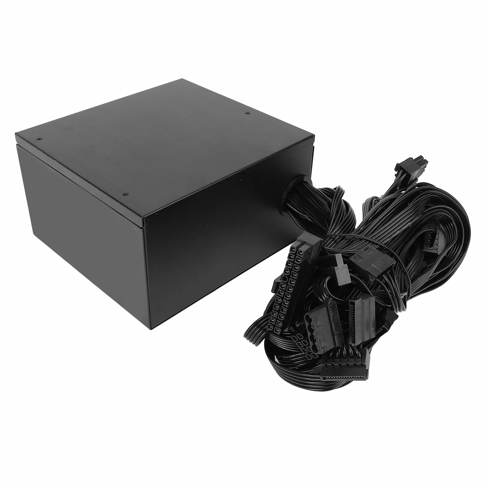 AMONIDA Alimentatore ATX da 700 W Ad Alte Prestazioni con Ventola di Raffreddamento per Sistemi Informatici, Tensione Stabile, Molteplici Funzioni di Protezione