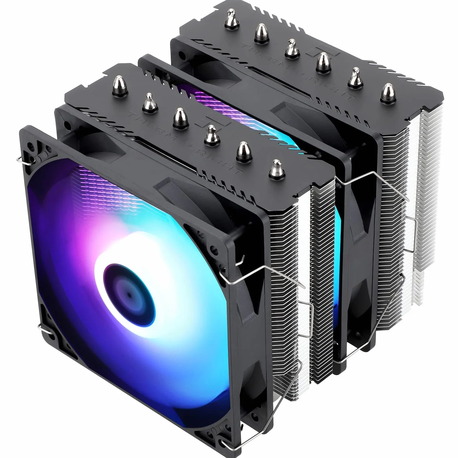 TR Peerless Assassin 120 SE ARGB Raffreddatore d'aria CPU, 6 tubi di calore raffreddamento CPU, doppia ventola 120 mm TL-C12C-S PWM, tecnologia AGHP, per AMD AM4/Intel 1700/1150/1151/1200