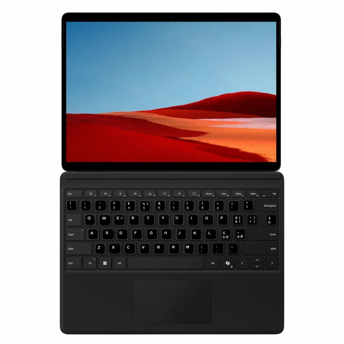 SIMPLETEK - Tablet PC 13" 8GB 120GB LTE W11 + Tastiera (Ricondizionato) | Computer 2-in-1 touch, 8-Core, LTE, Display 2880x1920, Doppia webcam, Windows 11 Home, Tastiera con adesivi personalizzati