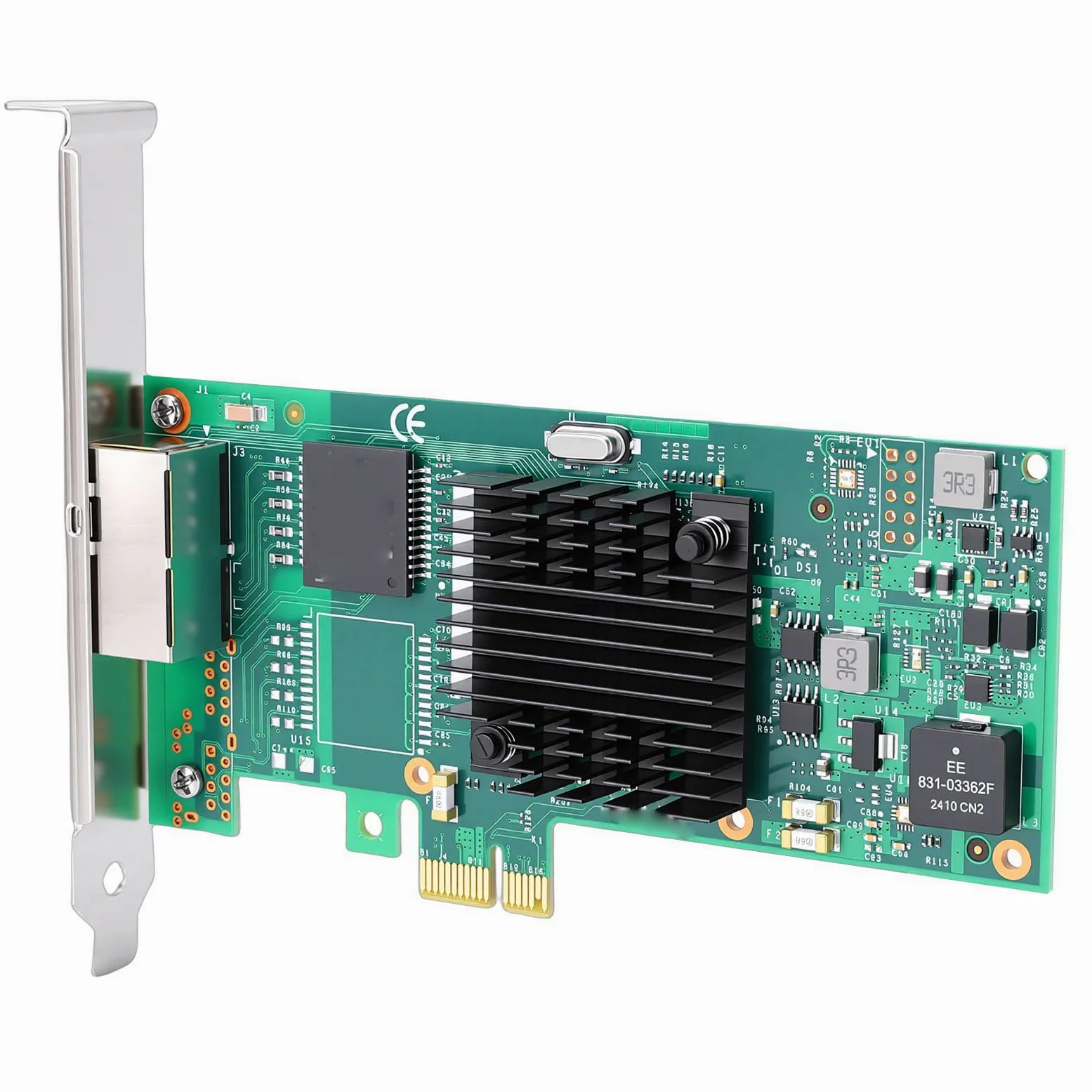Adattatore di Rete PCI Express Doppio RJ45 Ad Alta densità per velocità Gigabit Affidabile, Adatto per Server, Staffa Inclusa