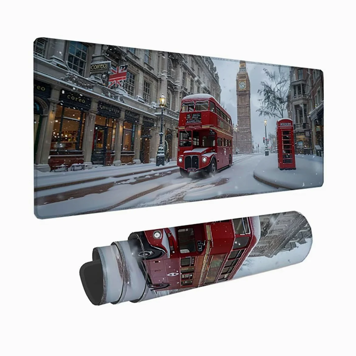 Tappetino per Mouse Gaming XXL 1200x600x3mm– Ufficio Mousepad Grande – Migliora la Velocità e la Precisione Tenuta Stabile Sottomano per Ufficio e Casa Accessori Scrivania Autobus PjY7827 7-S