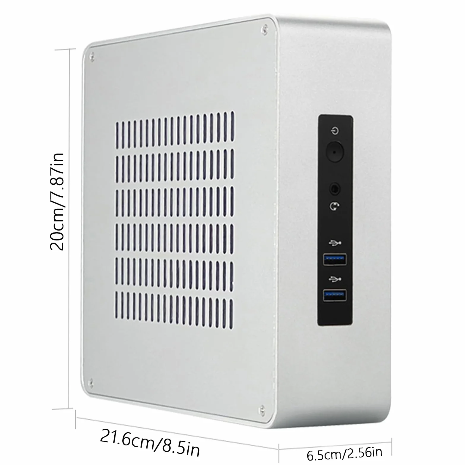 ITX - Case per computer, server, alimentatore di rete da gioco, controllo industriale TA65 facile da usare, alloggiamento HTPC per apparecchiature domestiche, case computer per ufficio domestico