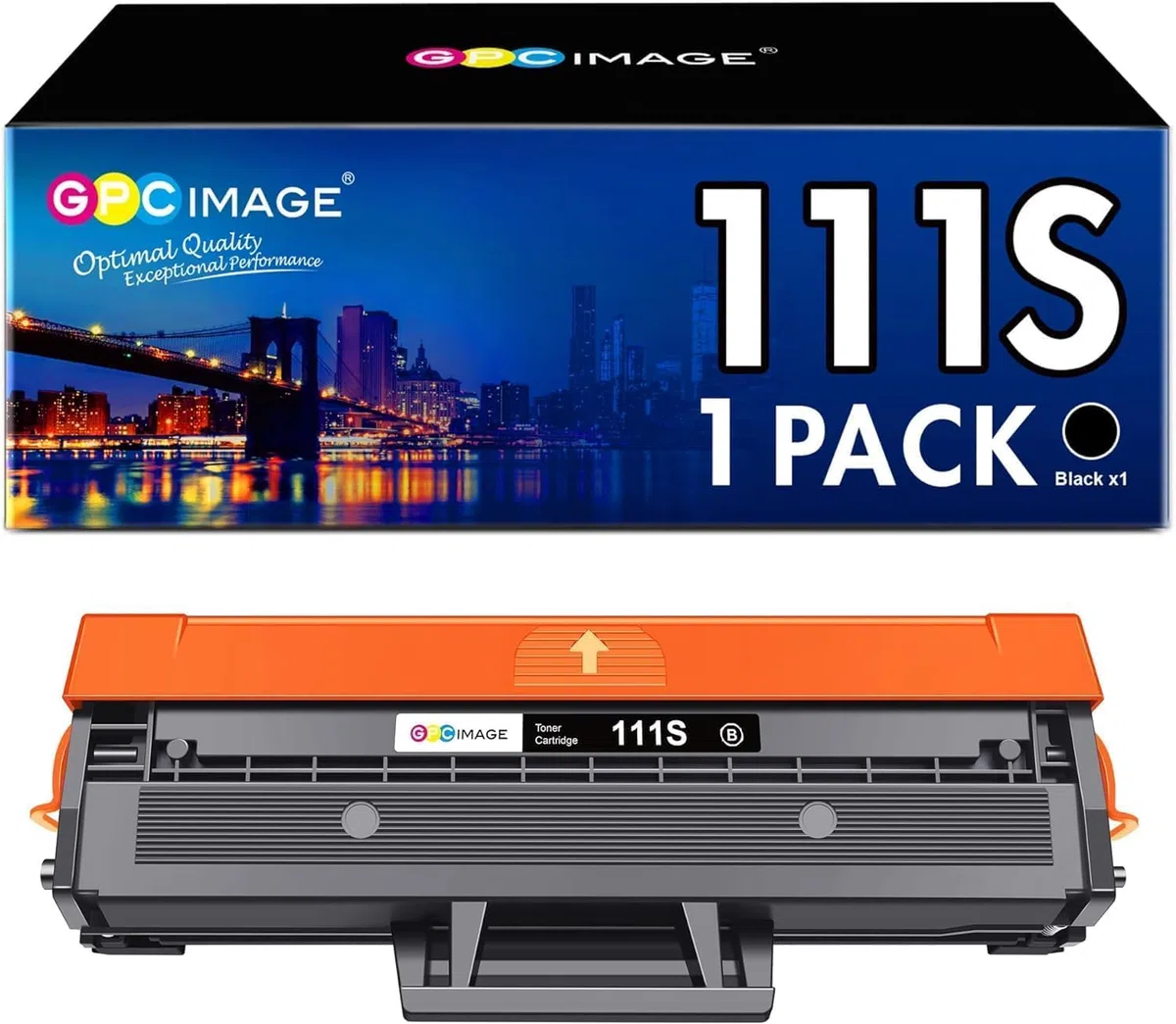 GPC Image Cartucce Toner Compatibili Samsung D111S (1 Nero) per Samsung Xpress SL M2070FW M2026W M2070W M2026 M2022W M2070 M2022 M2020 M2020W M2021 M2071 M2070F M2071FH M2021W M2071W Stampante