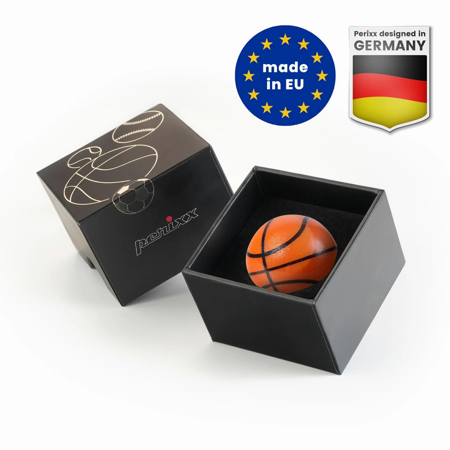 perixx Peripro-303 BKB - Pallone da basket sportivo da 3,4 cm, compatibile con M570, M575, PERIMICE-517/520/717/720 e altri mouse trackball da 3,4 cm