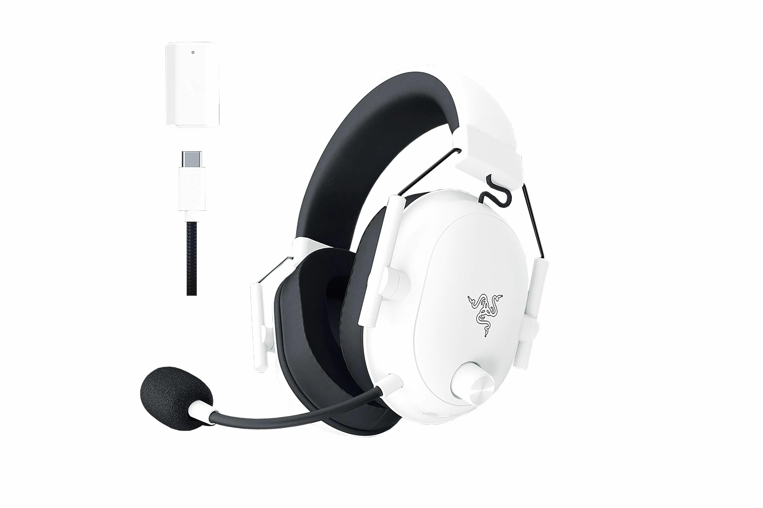 Razer BlackShark V2 Hyperspeed - Cuffie wireless per videogiochi, ultra leggere, 280 g, colore: Bianco