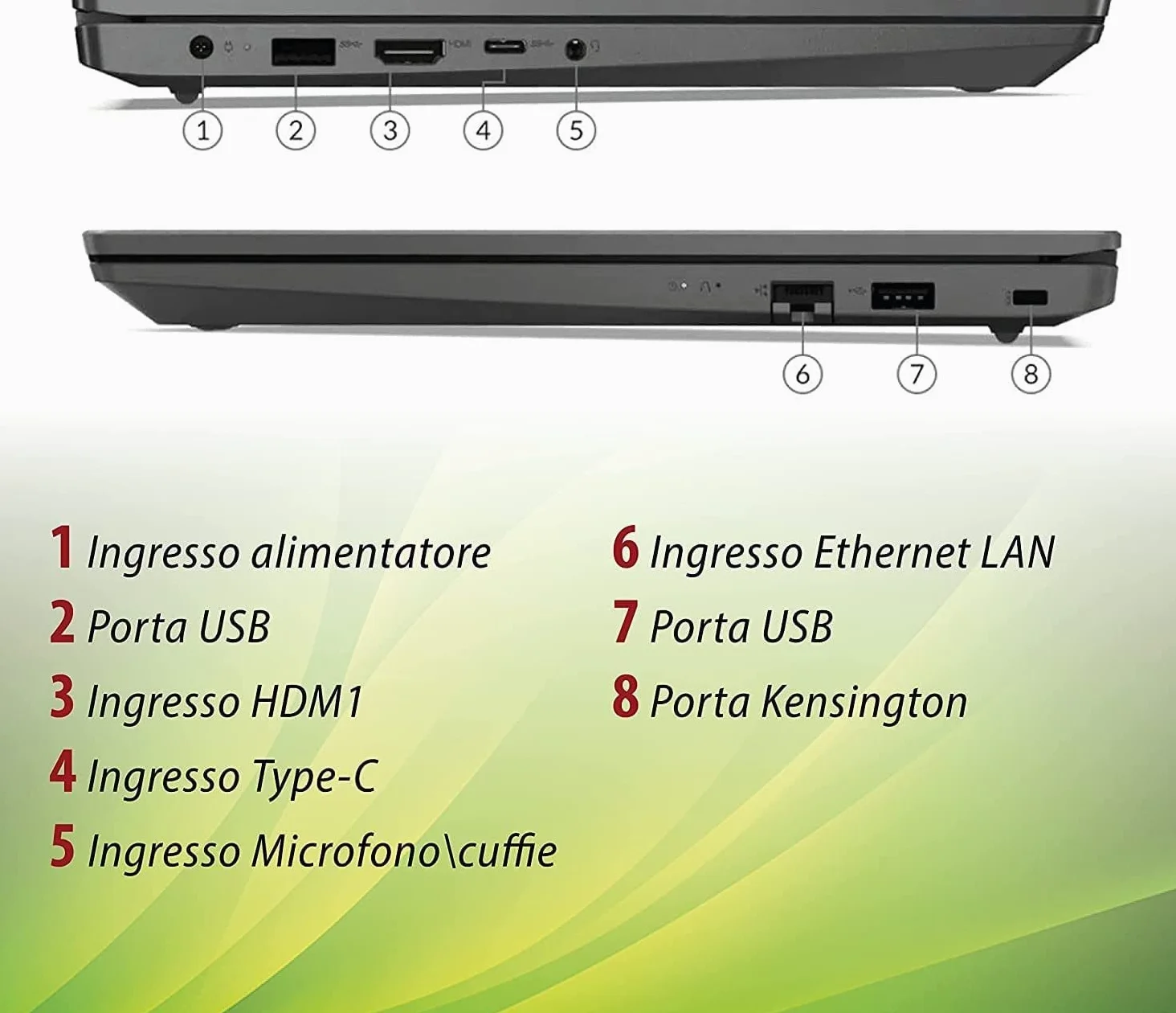 Lenovo, Pc portatile notebook pronto all'uso, Display FHD da 15,6", cpu N4500, ram 16Gb, ssd Nvme 500Gb, win 11 pro, Mouse Wifi