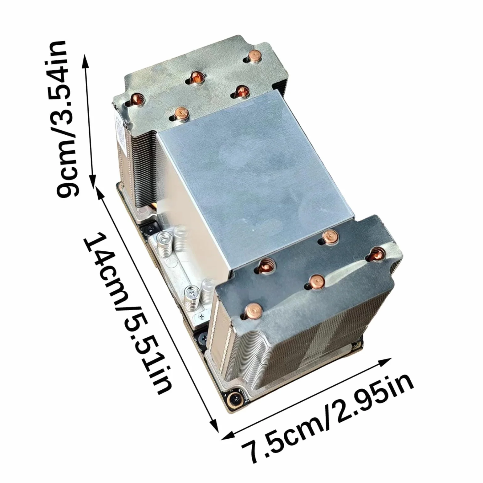 Componente di raffreddamento passivo GPU per V100 P100 SXM2 GPU, Metallo Dissipatore di calore Riparazione Assemblaggio Hardware Parte