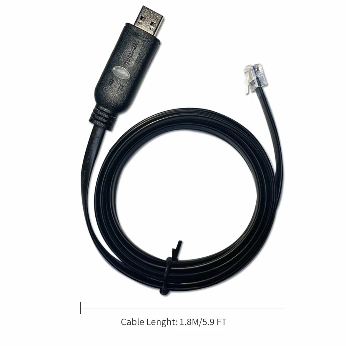 DSD TECH SH-RJ12C Cavo seriale USB a RJ12 6P4C RS232 per PDU APC ATS 1.8M