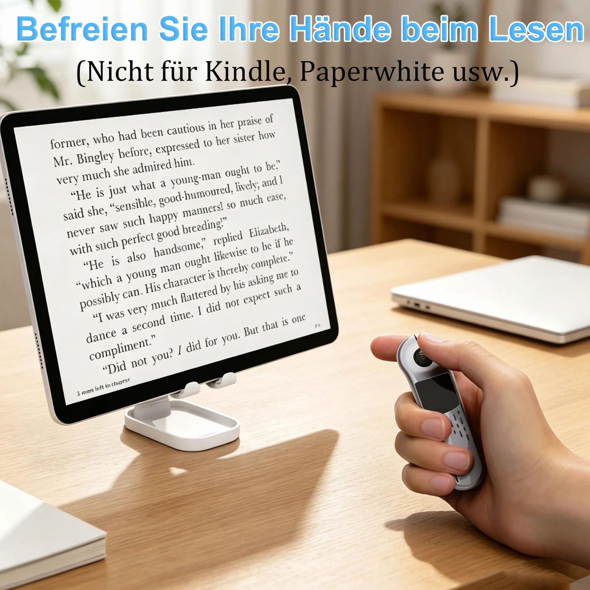 Mouse laser ad aria con touchpad, telecomando wireless Bluetooth ricaricabile per video corti TikTok, presentazione PPT, giratore laterale e-book, scatto fotocamera, per telefono, tablet, PC, laptop
