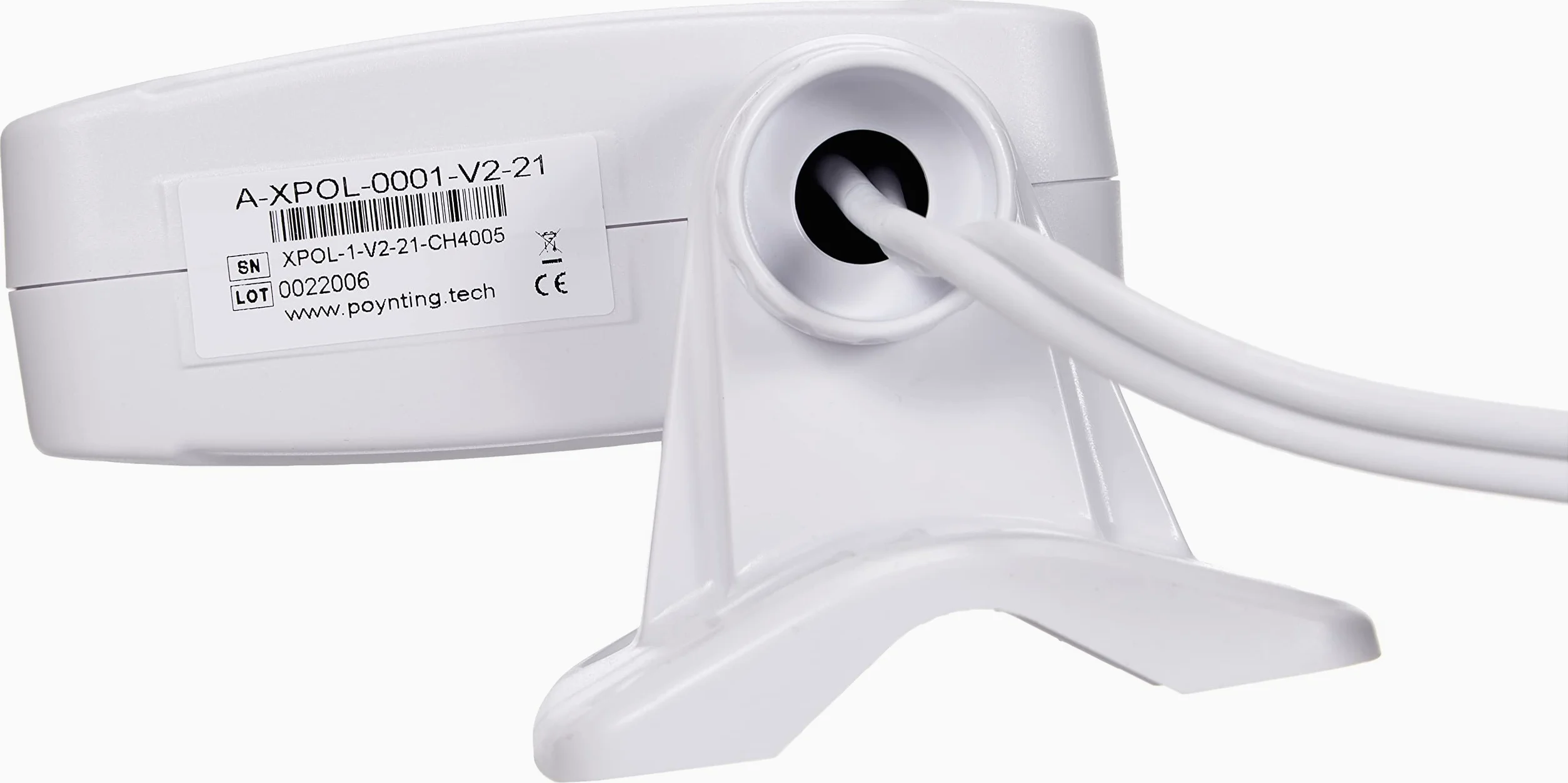 Poynting XPOL-1 V2 5G 3dBi Antenna per esterni omnidirezionale LTE 2x2 MIMO polarizzata incrociata, bianca