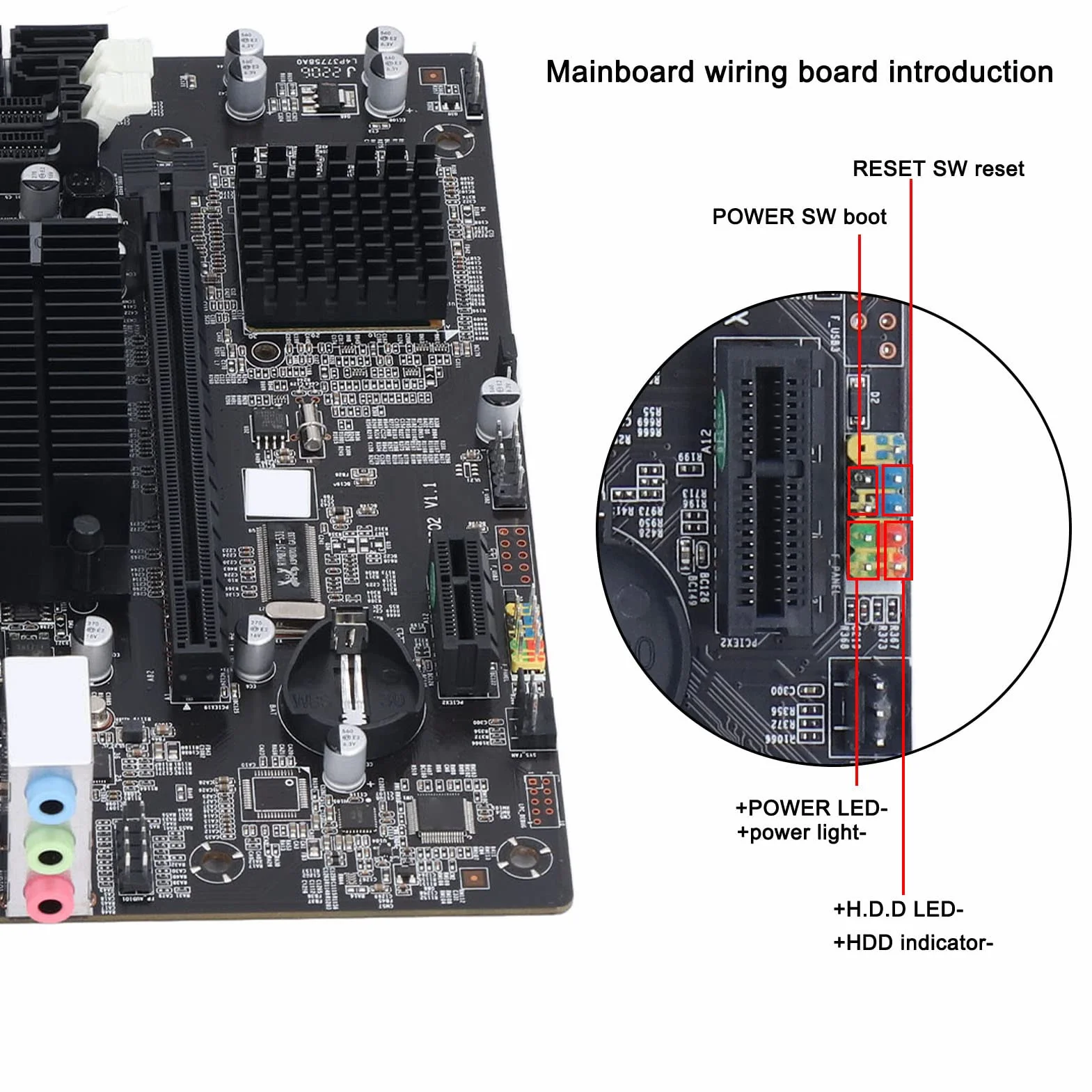 Cuifati Scheda Madre Desktop, Scheda Madre X58 LGA 1366 Gaming, 2 DIMM DDR3, Slot SATA 2.0, Slot per Scheda Grafica PCIE X16, Interfaccia di Rete RJ45