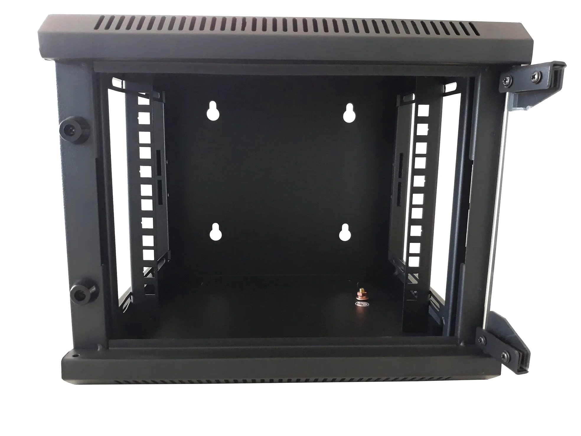 Techly Professional 362343 Armadio Rack 10" a Muro 4 unità Pannelli Asportabili Nero Nero