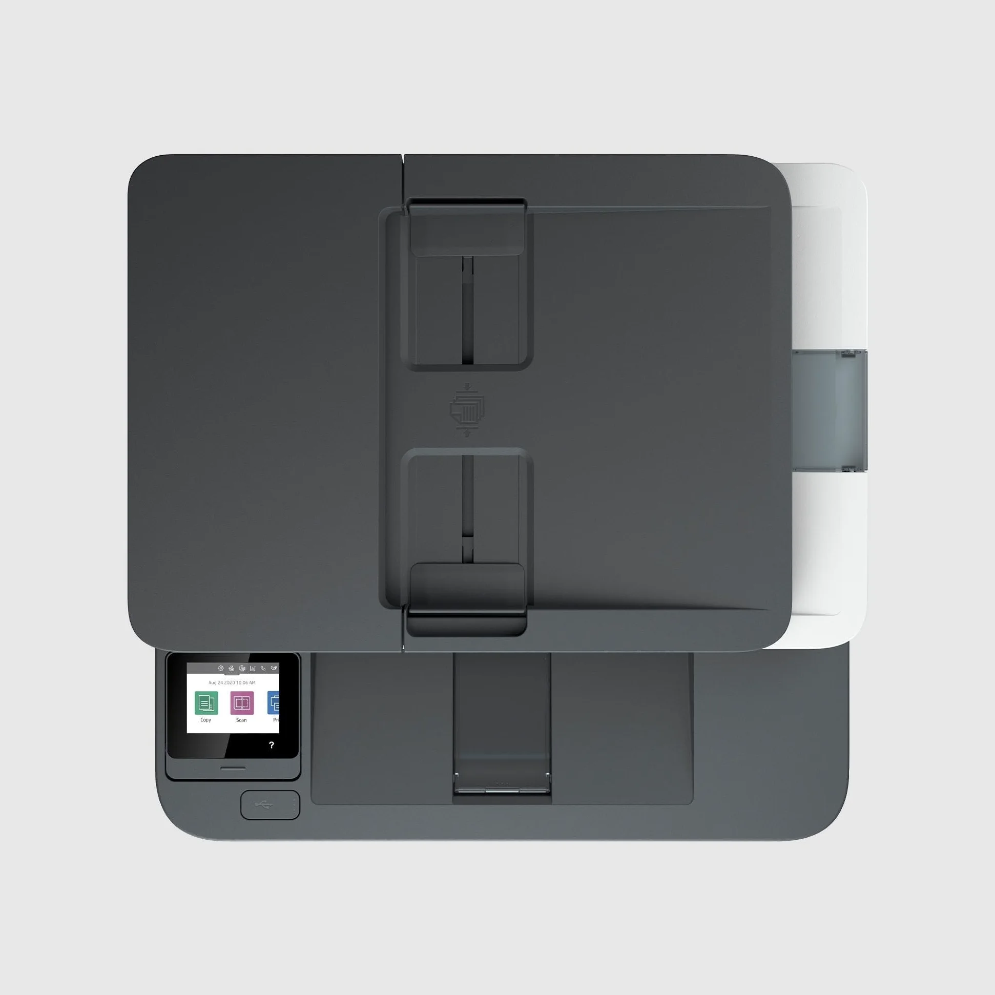 HP LaserJet Pro MFP 3102fdwe 3G630E, Stampante Multifunzione A4, Stampa Fronte e Retro Automatico in b/n, 33 ppm, USB Host, Wi-Fi, Ethernet, Fax, ADF, Smart, Bianca