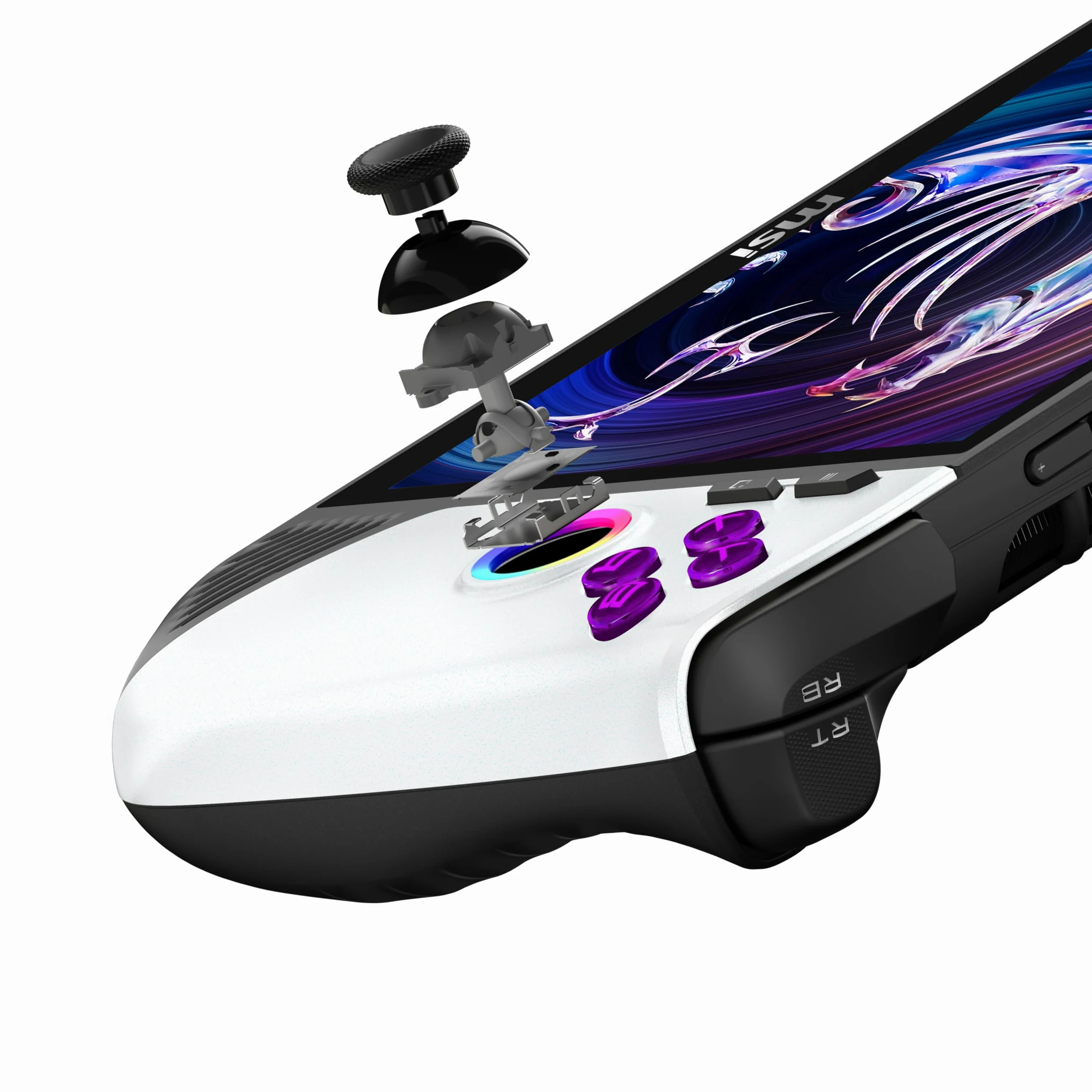 MSI Claw 8 AI+ A2VM Polar Tempest Edition-086FR: Intel Core Ultra 7 258V - 32GB LPDDR5 - SSD 2TB - Intel Arc Graphics - 8" Full HD 120Hz Touch 500Nits - WiFi 7 - Windows 11 Famiglia