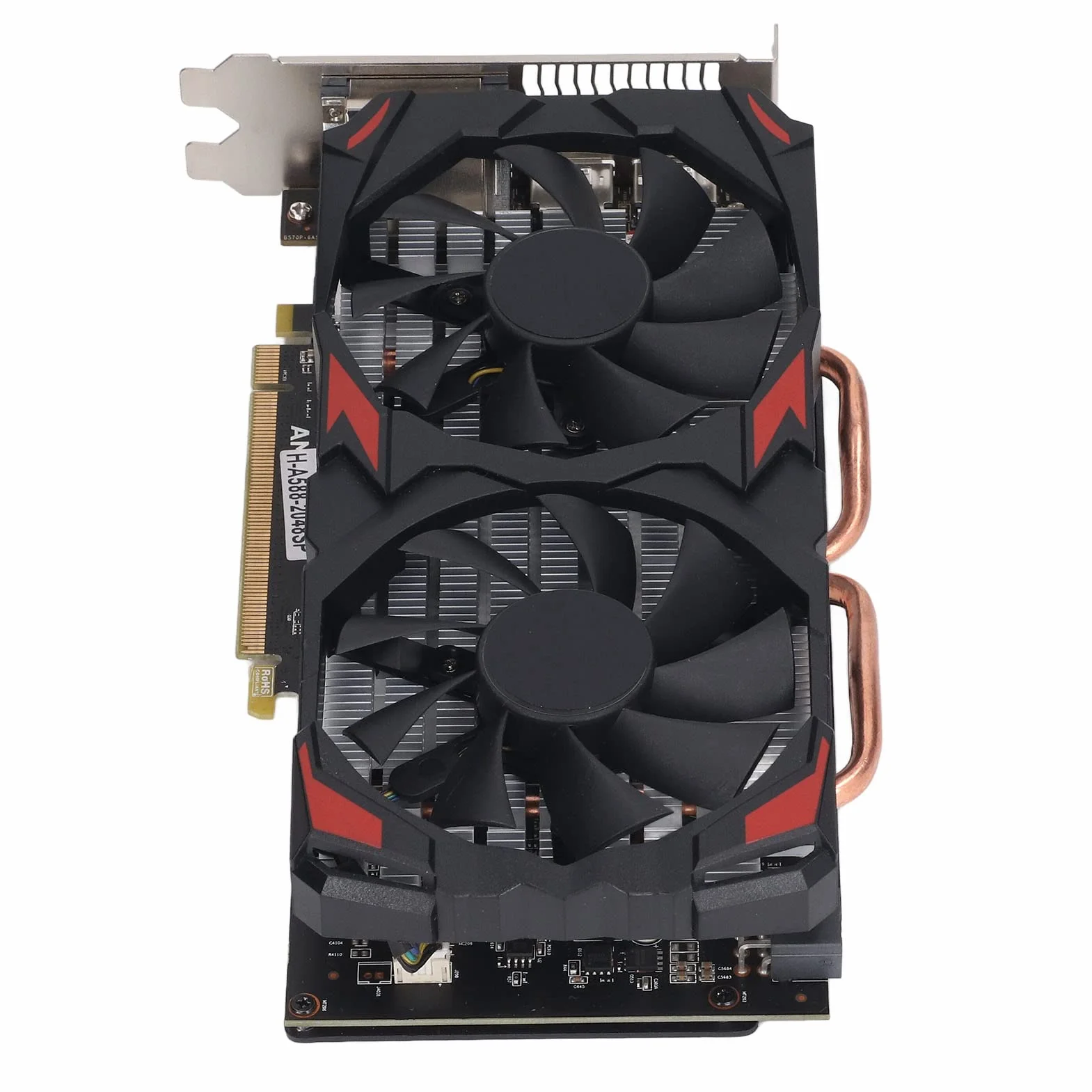 VBESTLIFE Scheda Grafica RX-580, Scheda Video da Gioco per PC Desktop a Basso Rumore da 8 GB GDDR5 256BIT, PCIE 3.0 16X, Doppia Ventola di Raffreddamento, Supporto per DirectX 12