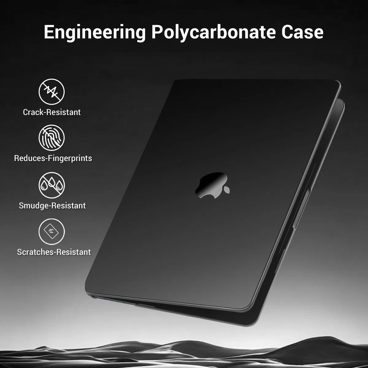 MOSISO Custodia Compatibile con MacBook Pro 14 Cover 2025 2024-2021 M5 A3434 M4 A3112 A3185 A3401 M3 A2918 A2992 M2 A2779 M1 A2442, Case Naturale Ultra-Sottile&Copritastiera&Pellicola, Spazio Nero