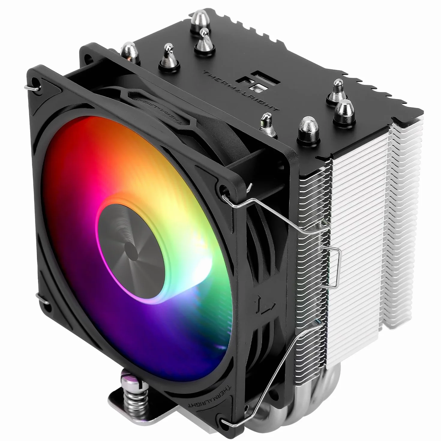 Thermalright Assassin X 90 SE ARGB - Raffreddatore CPU, 4 Heatpipes, TL-P9-S PWM ARGB, dissipatore di calore per computer, tecnologia AGHP 4.0, per AMD AM4 AM5/Intel LGA 1150/1151/1200/1700 (AX90 SE