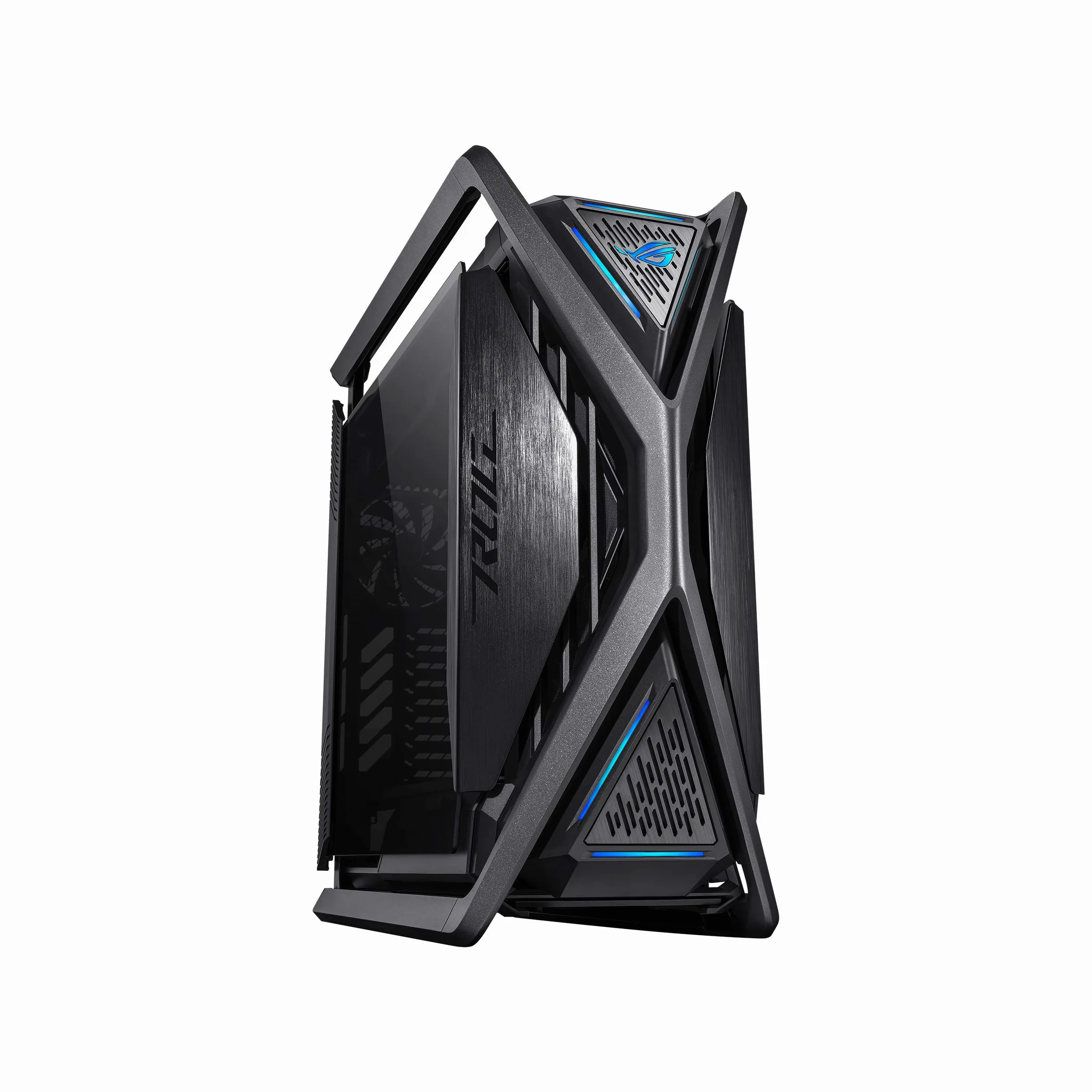 ASUS ROG Hyperion GR701, Case Gaming E-ATX, Full Tower in Alluminio, Pannelli Tool-free, Illuminazione RGB, Supporto per Dissipatori da 360 mm, Compatibile con Schede Grafiche fino a 460 mm, Nero