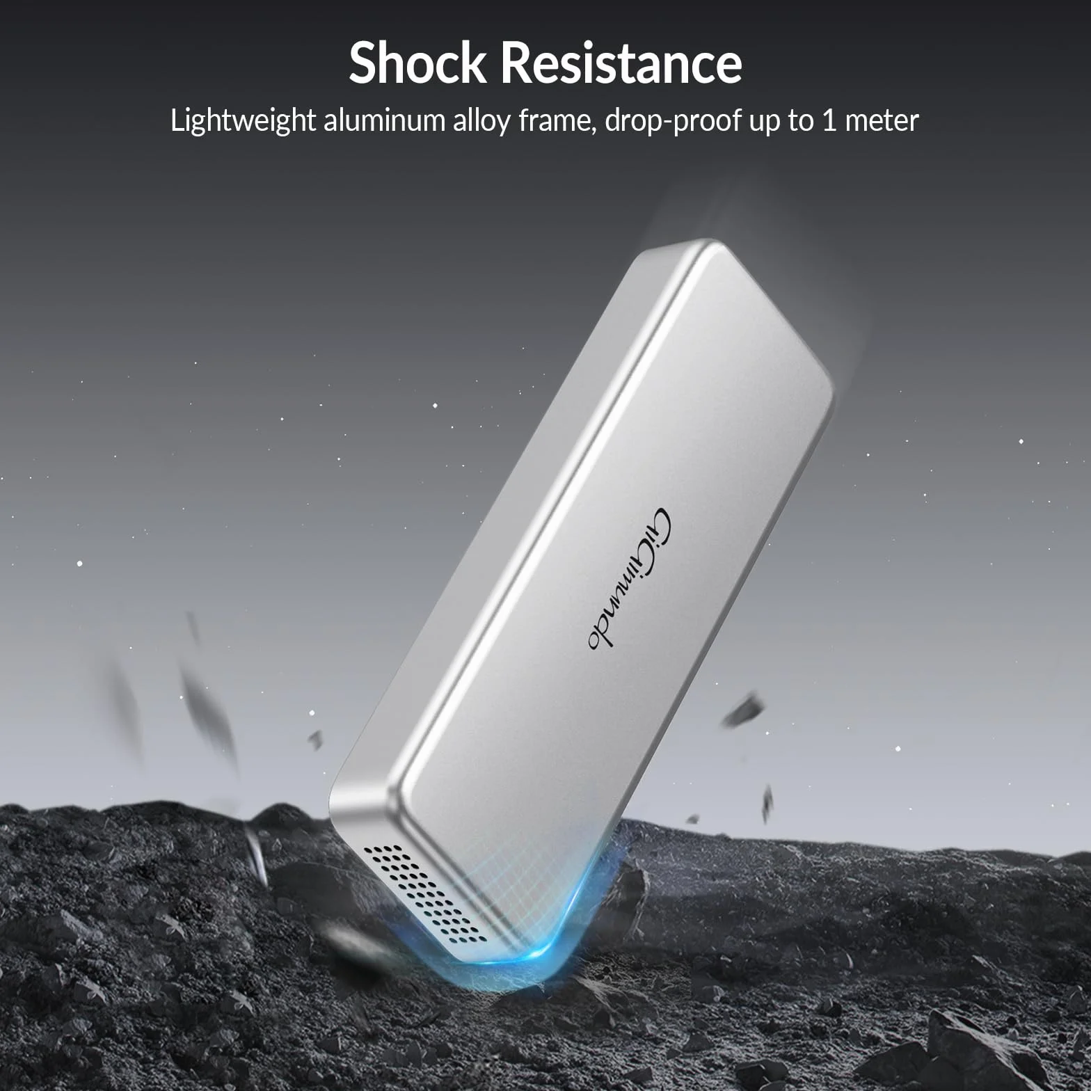 GiGimundo SSD portatile da 1TB da 40 Gbps, pratica unità a stato solido esterna, fino a 3200 MB/s di trasferimento dati per Thunderbolt 3/4/USB4