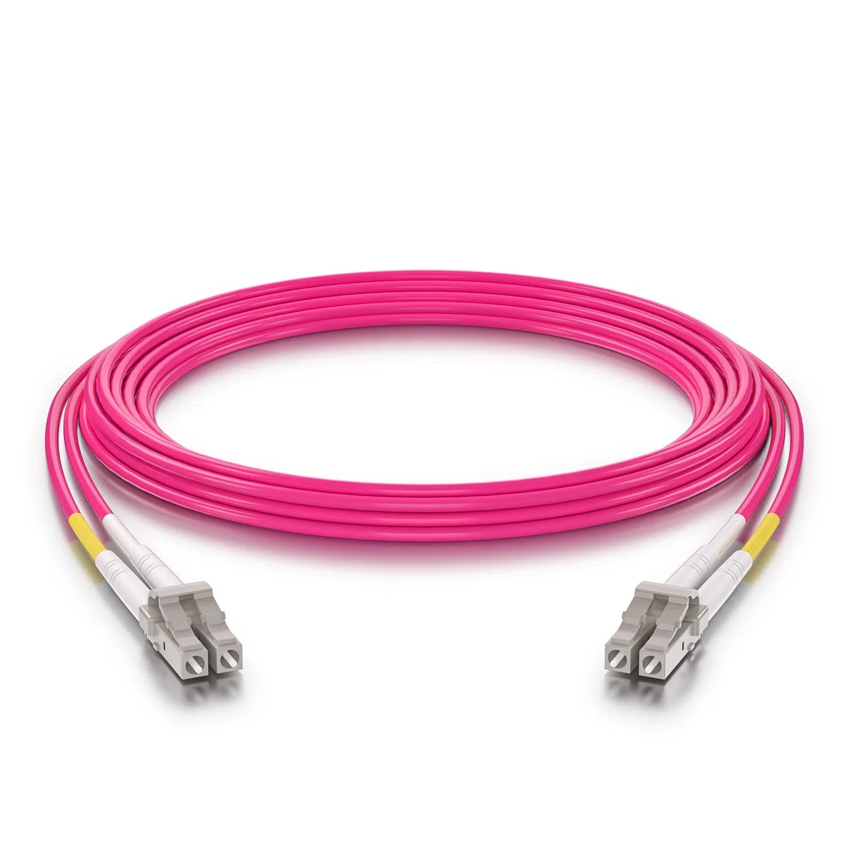 ipolex LC to LC Fiber Patch Cable Multimode, 10/40Gb OM4 Fiber Optic Cable, Duplex 50/125μm Fiber Optic Internet Cable, LSZH Fiber Optic Jumper for MMF SFP/SFP+ Transceiver, 10-meter, 1-Pack.