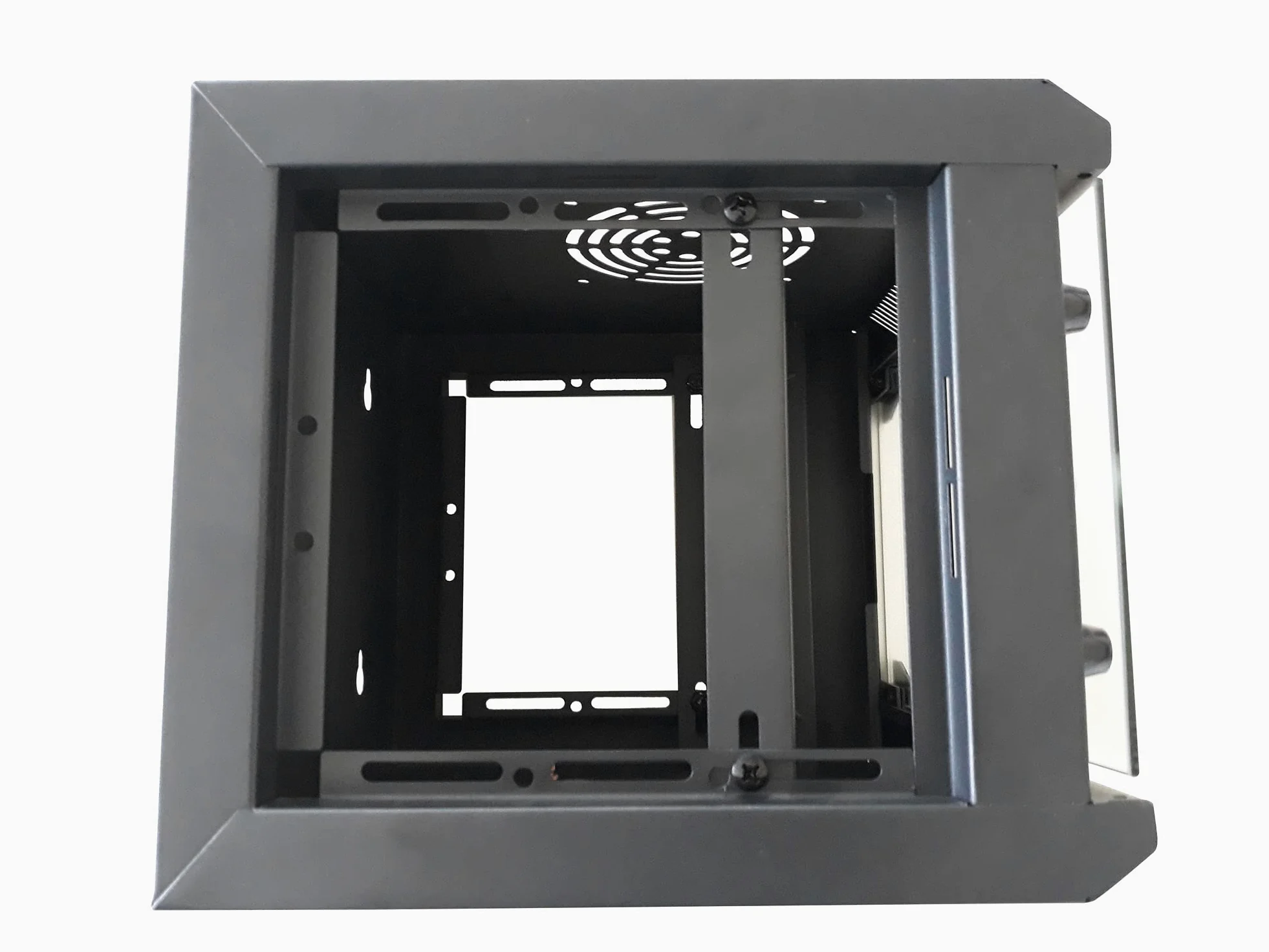 Techly Professional 362343 Armadio Rack 10" a Muro 4 unità Pannelli Asportabili Nero Nero