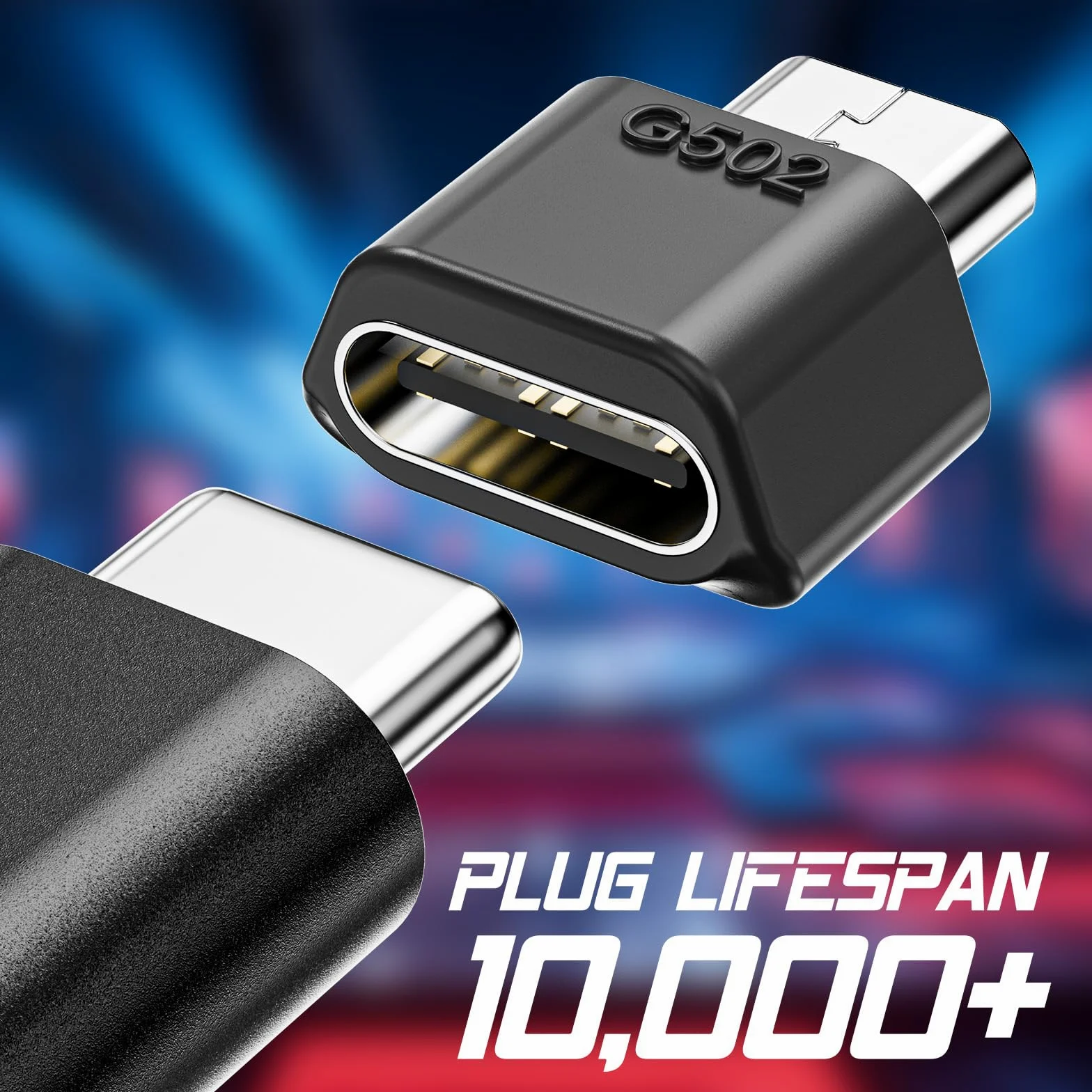 Adattatore di ricarica USB-C per mouse G502, convertitore da micro USB a tipo C, sostituisce cavo e dock