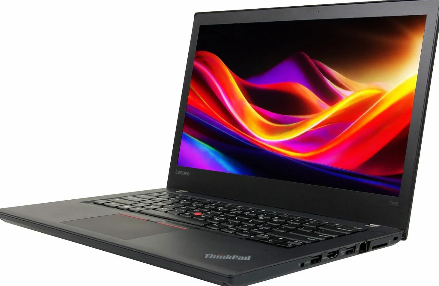 Lenovo Thinkpad T470 Business Laptop 14" (1366x768), Intel Core i7-6500U, 8 GB RAM, SSD da 256 GB, tastiera US QWERTY Windows 11 Pro (ricondizionato)