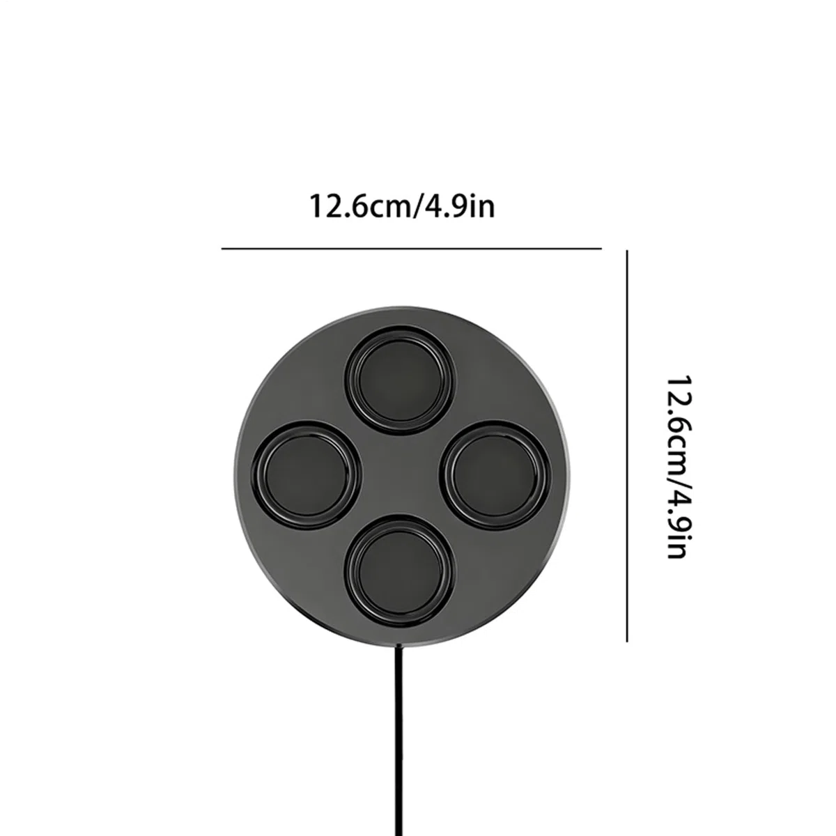 Altoparlante magnetico portatile, lettore stereo con cavo USB, bassi profondi, altoparlanti magnetici per computer portatile, per viaggi, casa, feste, aule, sala giochi, librerie