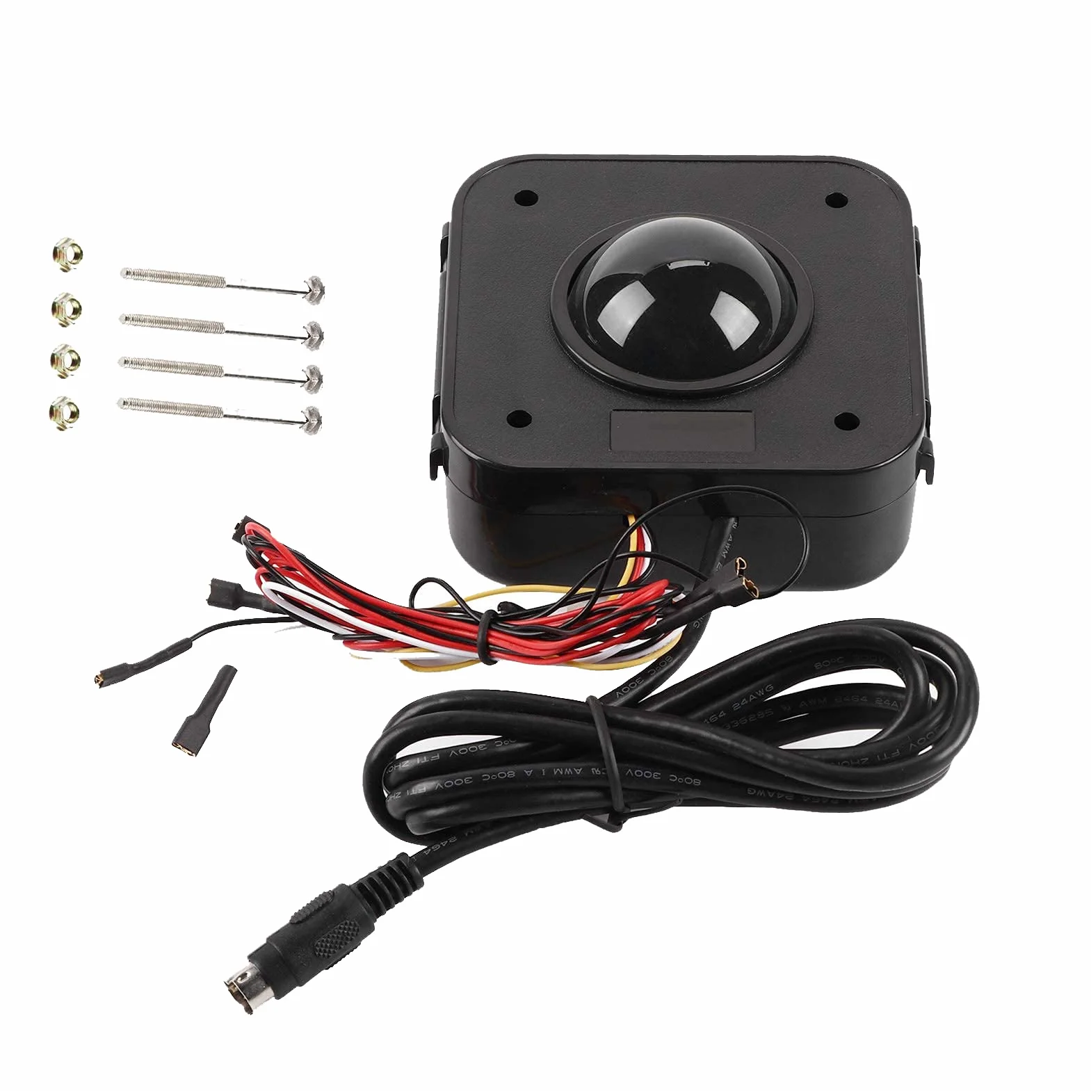 WANGCL connettore Rotondo del PWB del Topo PS/2 della Sfera Rotante di 4.5cm LED, Sfera Rotante Metallica di USB per la Galleria
