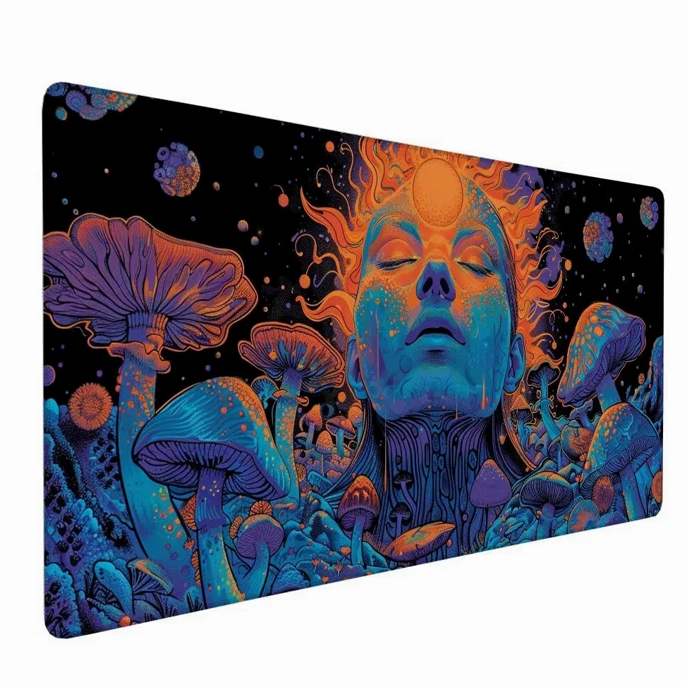 Pianta Tappetino Mouse XXL 1000x500x3mm, Gaming Tappetino Mouse Fiori Mousepad con Base in Impermeabile Gomma Antiscivolo per Tastiera Computer Ufficio Idea Regalo Festa del Papà e Compleanno X-966