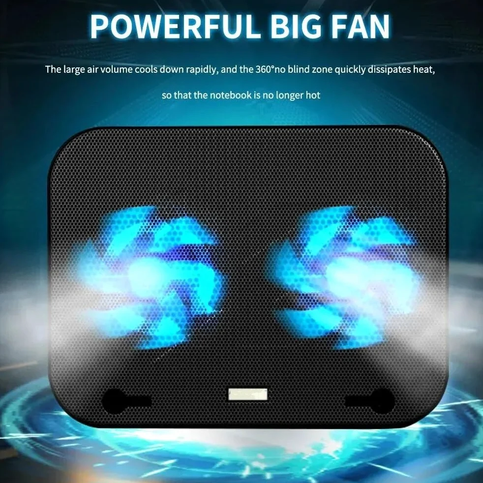 Base di Raffreddamento per Laptop Supporto Raffre Dispositivo di Raffreddamento per Laptop Base di Raffreddamento Supporto di Raffreddamento per Laptop Radiatore di Raffreddamento Accessori