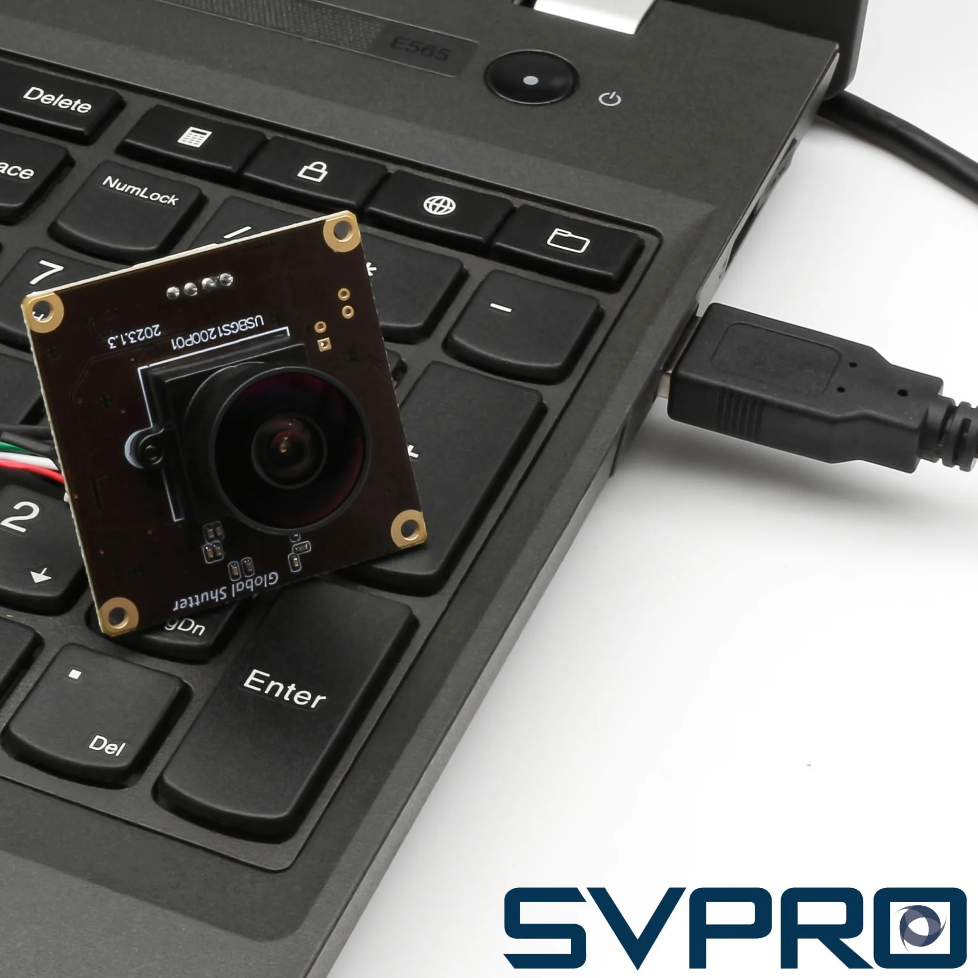 Svpro 2 MP Global Shutter USB Camera Board 90 fps Alta Velocità Webcam Modulo con Obiettivo Fisheye Grandangolo Fotocamera Rallentatore 1920 x 1200 AR0234 Fotocamera per computer, laptop, dispositivo