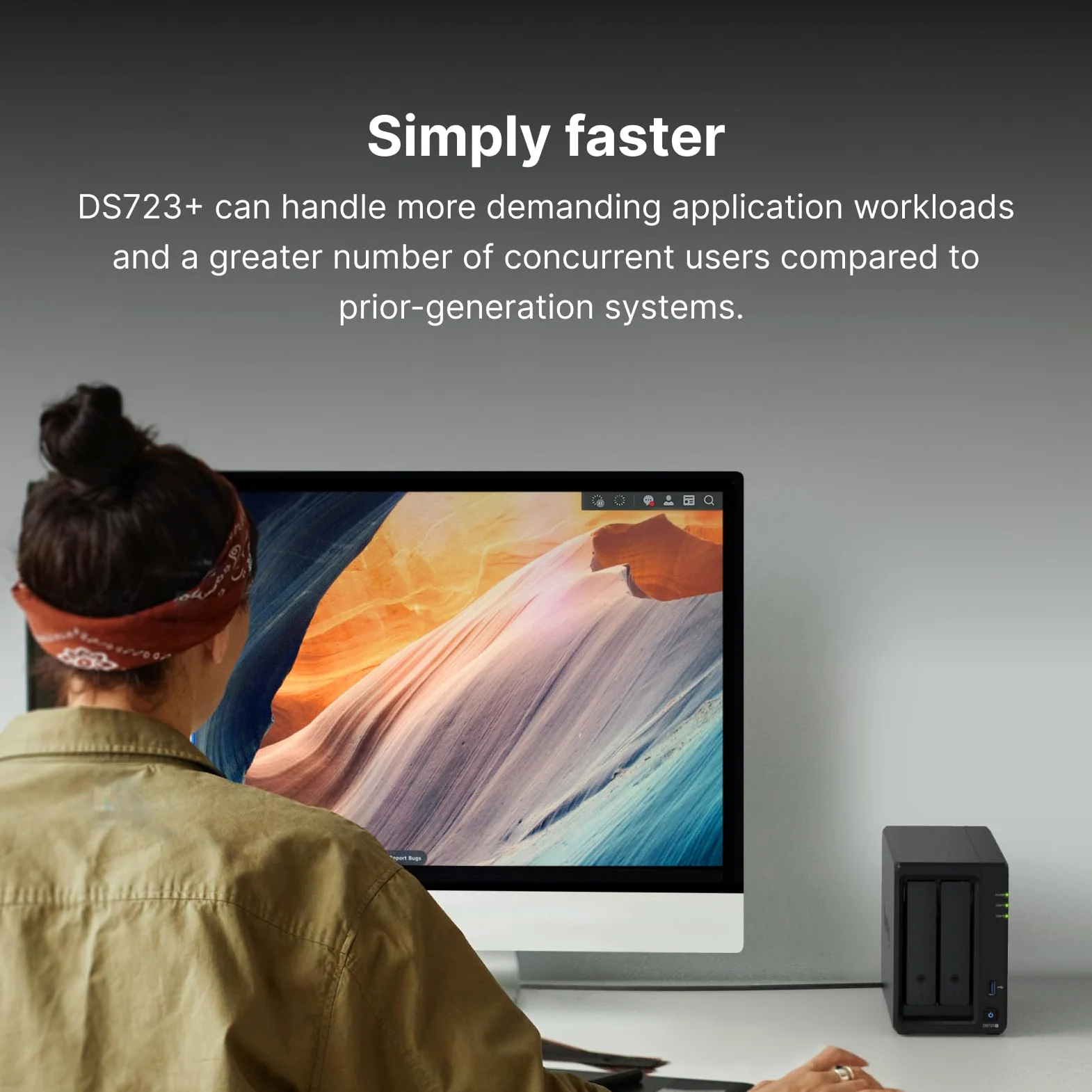 Synology DiskStation DS723+ a 2 alloggiamenti (senza disco)