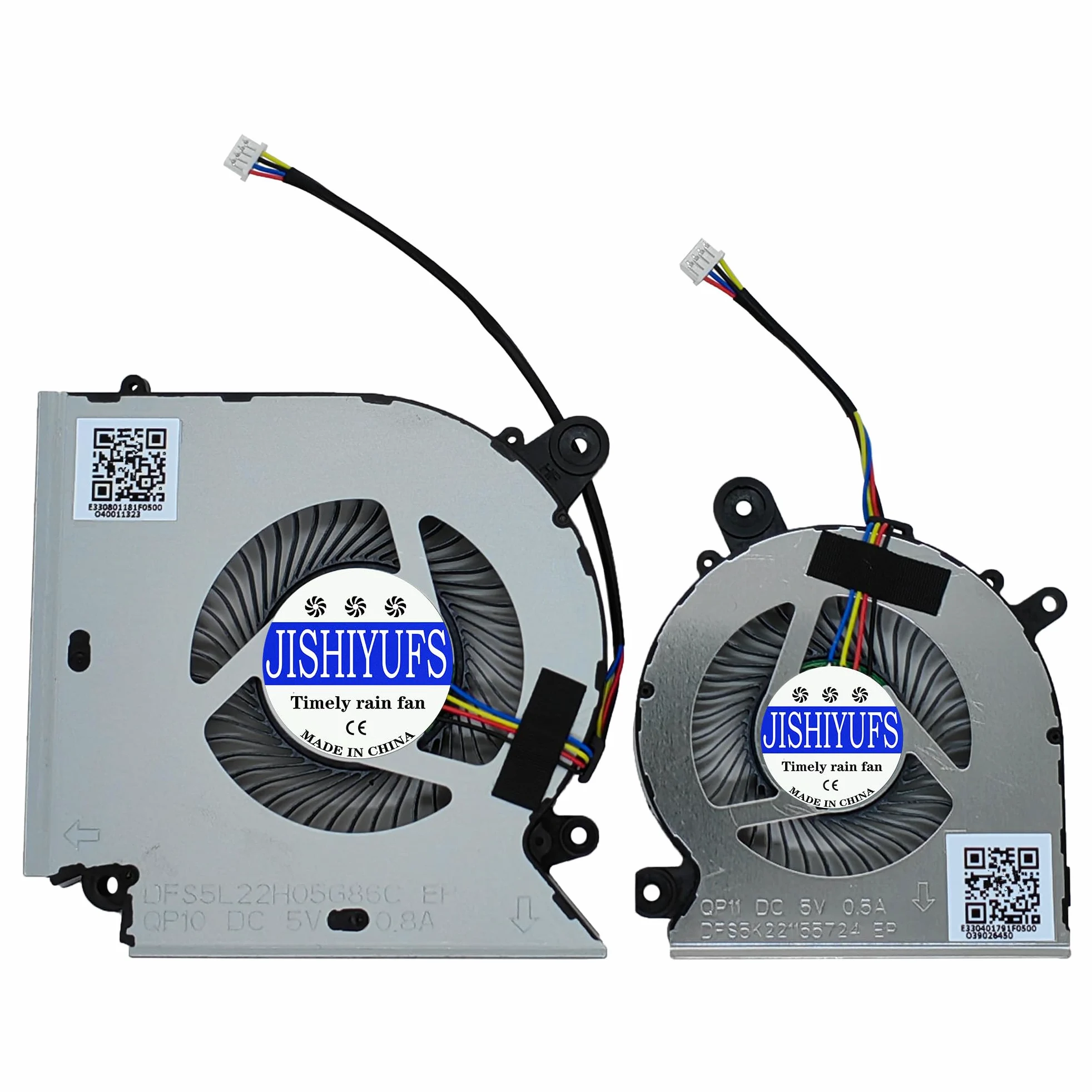Nuova CPU+GPU Ventola di raffreddamento per MSI Katana GF76 Pulse GL76 MS-17L1 GF66 11UC Pulse GL66 11UEK MS-1581 Series PABD08008SH-N459 PAAD06015SL-N460 DC5V 0 6A
