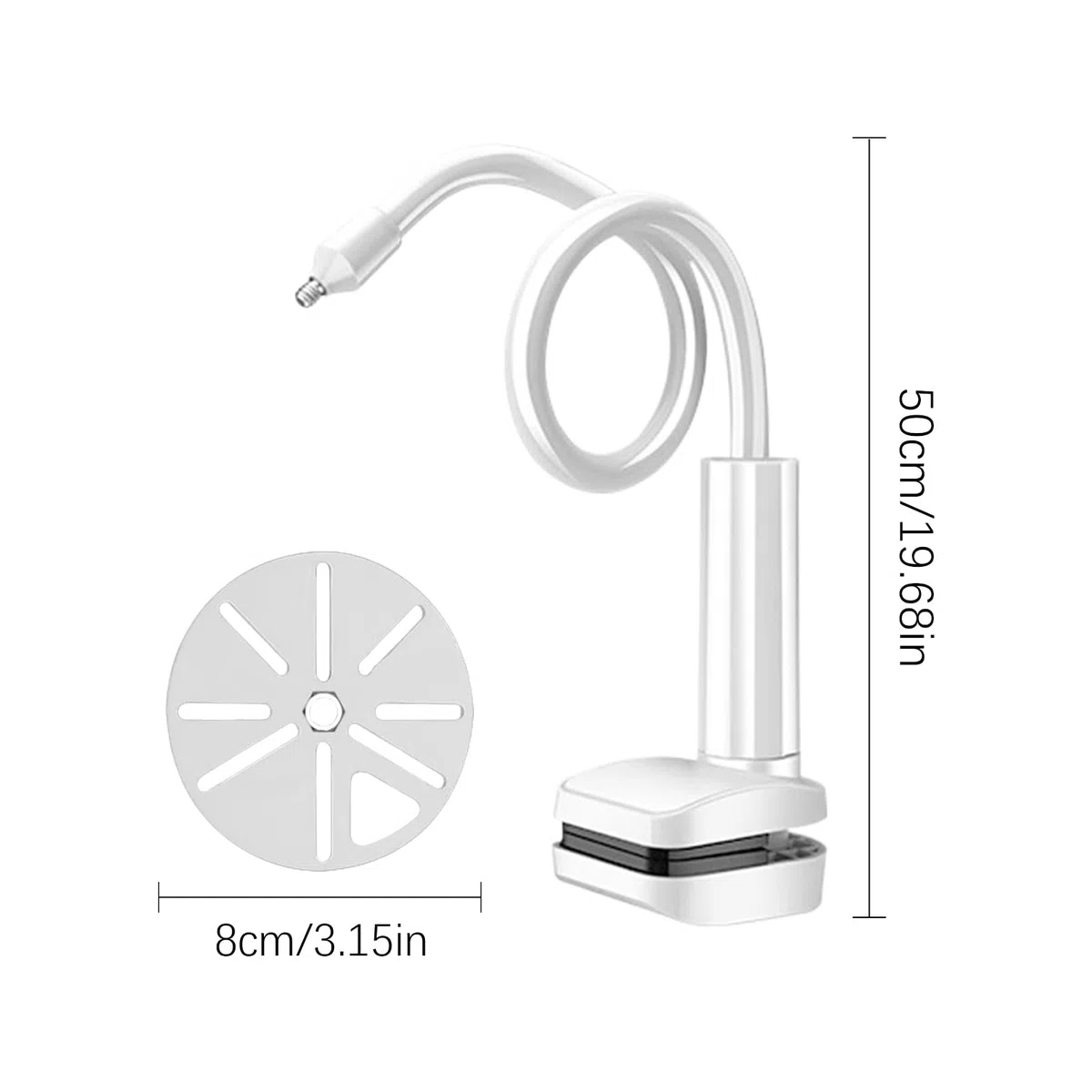 Generico Supporto Baby Monitor per Lettino - Attacco Per Lettino E Monitor Baby - Morsetto Regolabile Con Braccio Allungabile Per Cucina Lettino Mobili Mensola Casa Camera Dei Bambini