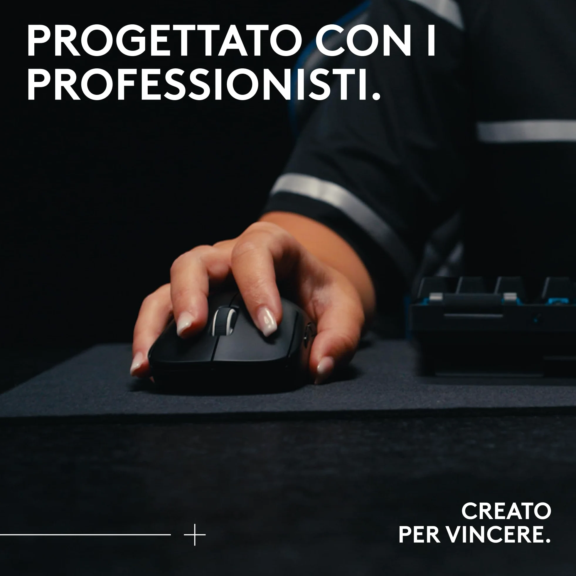 Logitech G PRO X SUPERLIGHT 2 SE mouse gaming wireless, mouse Pro-Grade da 60 g con 5 pulsanti programmabili, sensore a 44.000 DPI, >888 IPS, velocità di aggiornamento 1 kHz, USB-C, PC/Mac - Bianco
