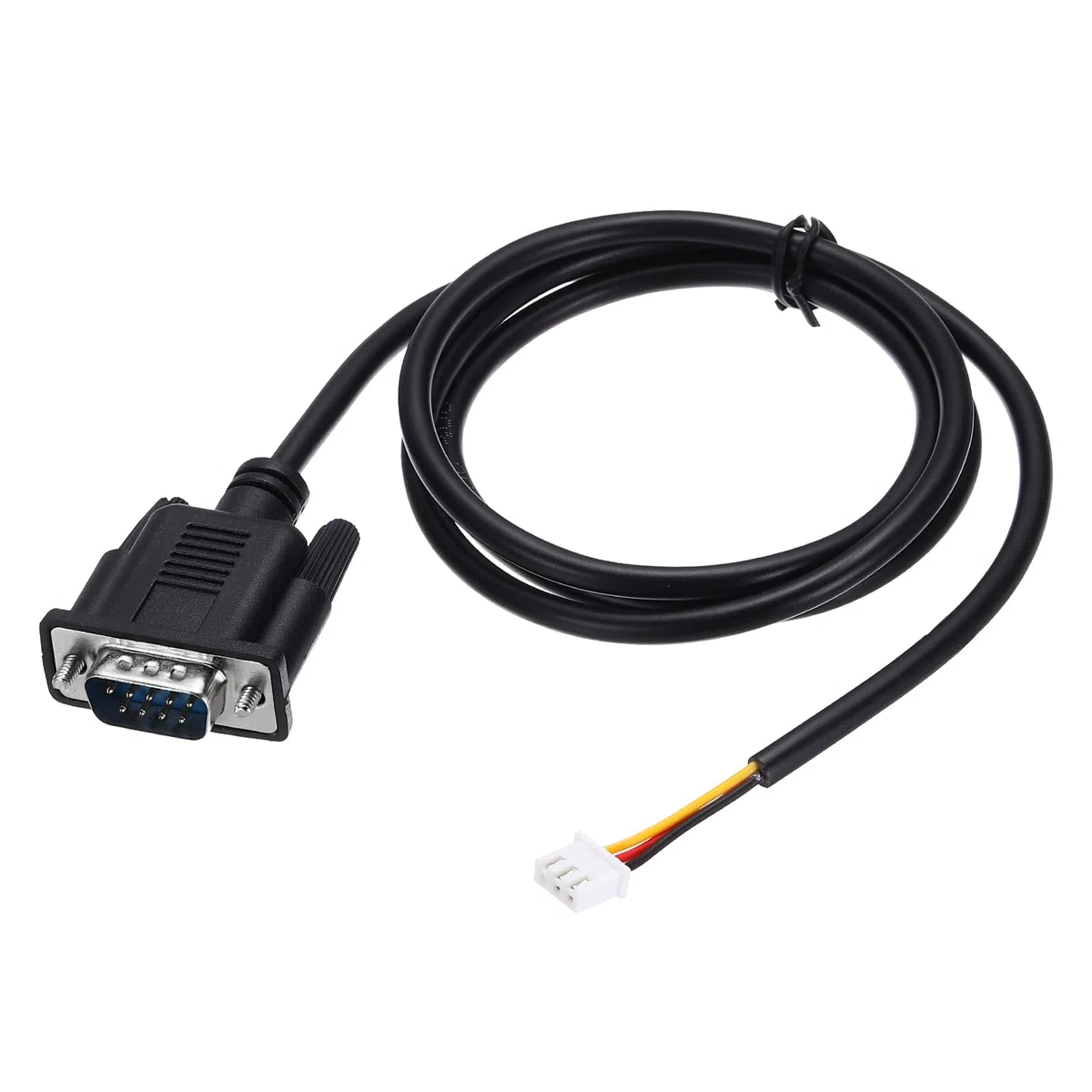 QUARKZMAN Cavo Seriale DB9 RS232, 24AWG DB9 Maschio A Filo Scoperto Con 3 Terminali Di Cablaggio, Cavo Di Estensione 232-XH2.54 Per Comunicazione Dati, 3.3 Ft