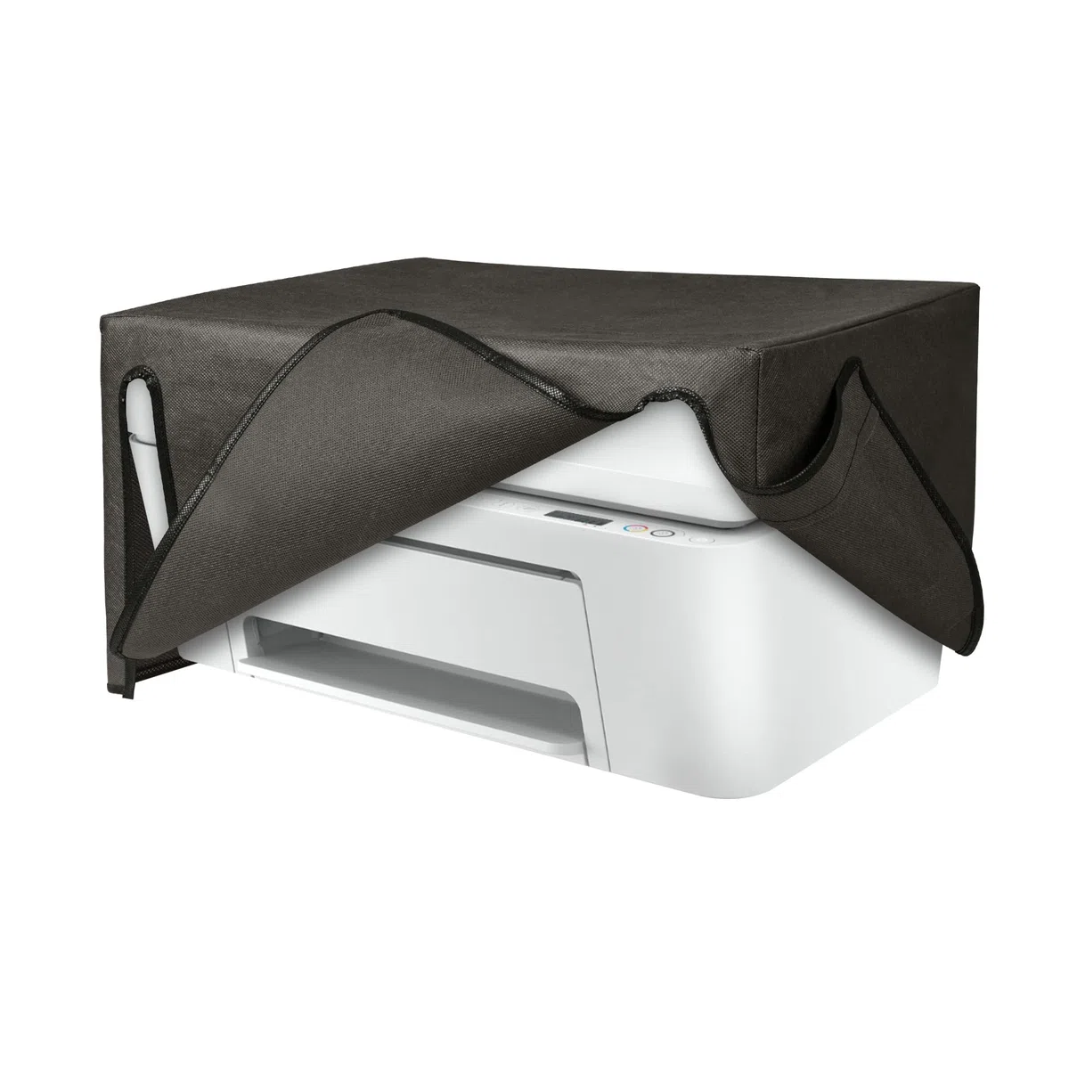 kwmobile Copertina Antipolvere Compatibile con HP DeskJet 4120e / DeskJet 4155e / 4220e - Copri Stampante - Copertura Protettiva - Fodera in grigio scuro