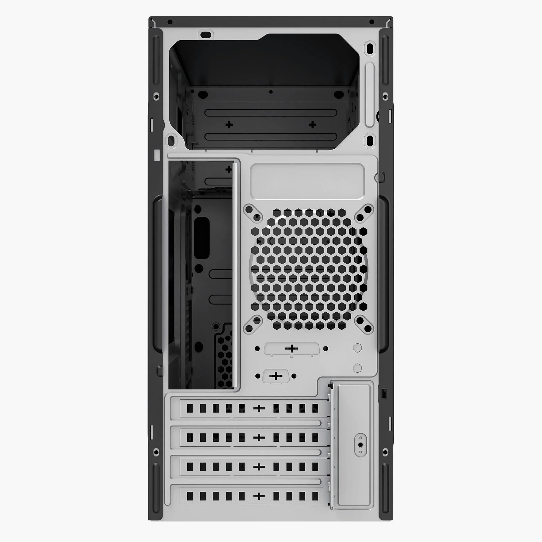 UNYKAch Case per computer Micro ATX Aero C12 V2 con due porte USB 3.0 e una porta USB Type C 2.0