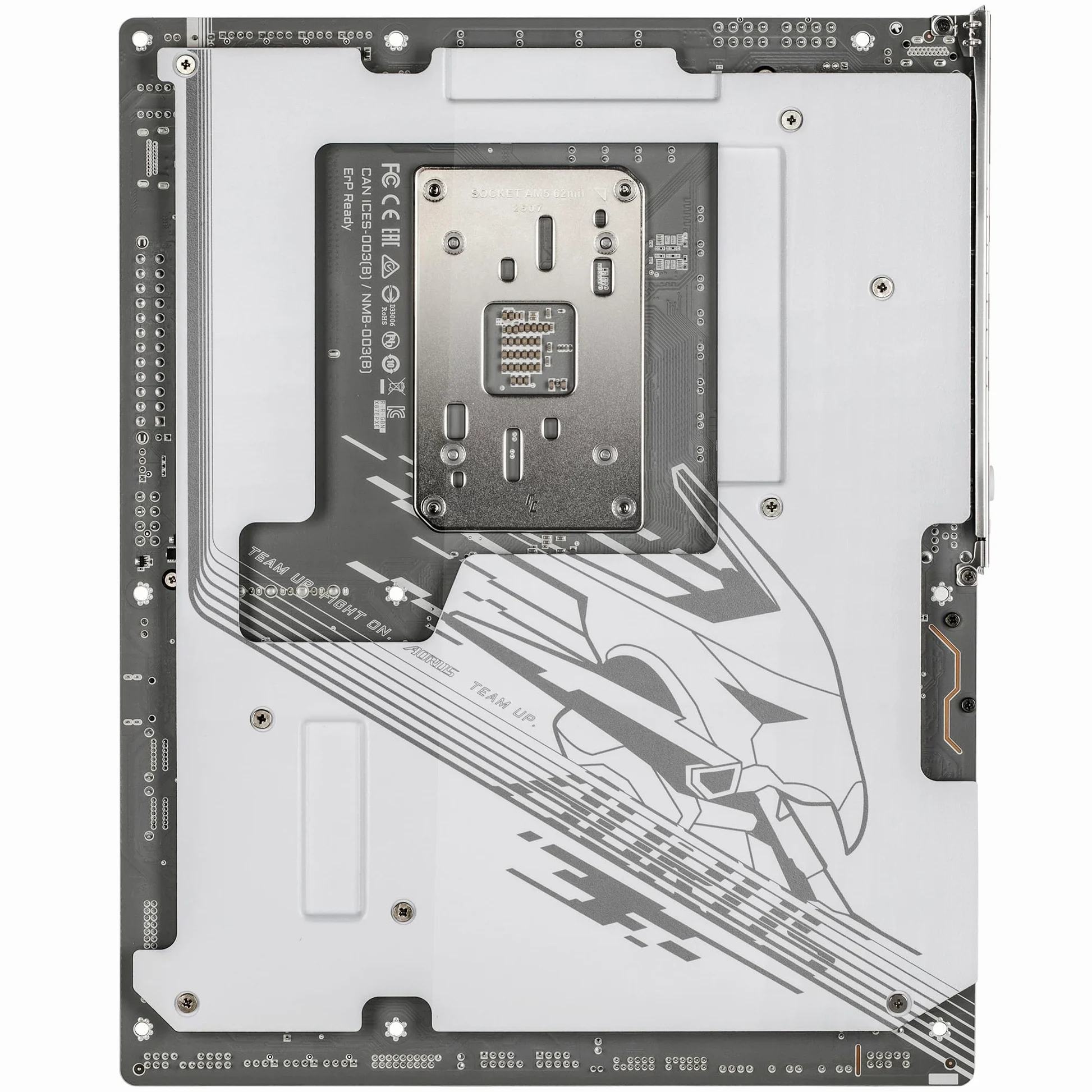 GIGABYTE X870E AORUS PRO X3D ICE Scheda Madre – Supporta CPU AMD Ryzen 9000, VRM Digitale a 18+2+2 fasi, fino a 9000 Hz DDR5 (OC), 2 x PCIe 5.0 + 2 x PCIe 4.0, Wi-Fi 7, LAN 5 GbE, USB 4