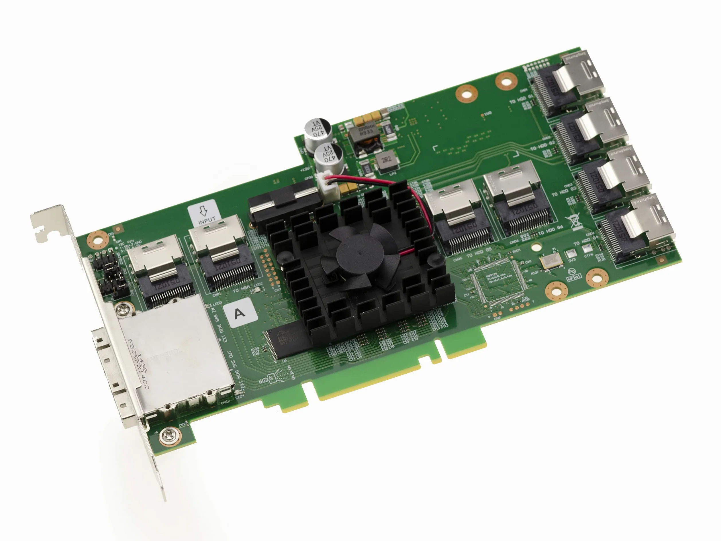 KALEA-INFORMATIQUE Scheda di espansione PCIe SAS + SATA - 6 GB - 24 porte Chipset SAS 2X36