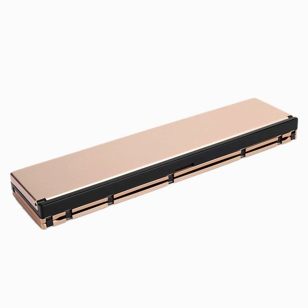 Ausla Mini Tastiera Pieghevole, Tastiera in Lega di Alluminio per Bluetooth 220 X 170 X 6 Mm con Supporto Integrato, Utilizzo 300 Ore, per Impiegati Amanti dei Giochi Digitazione in Viaggio