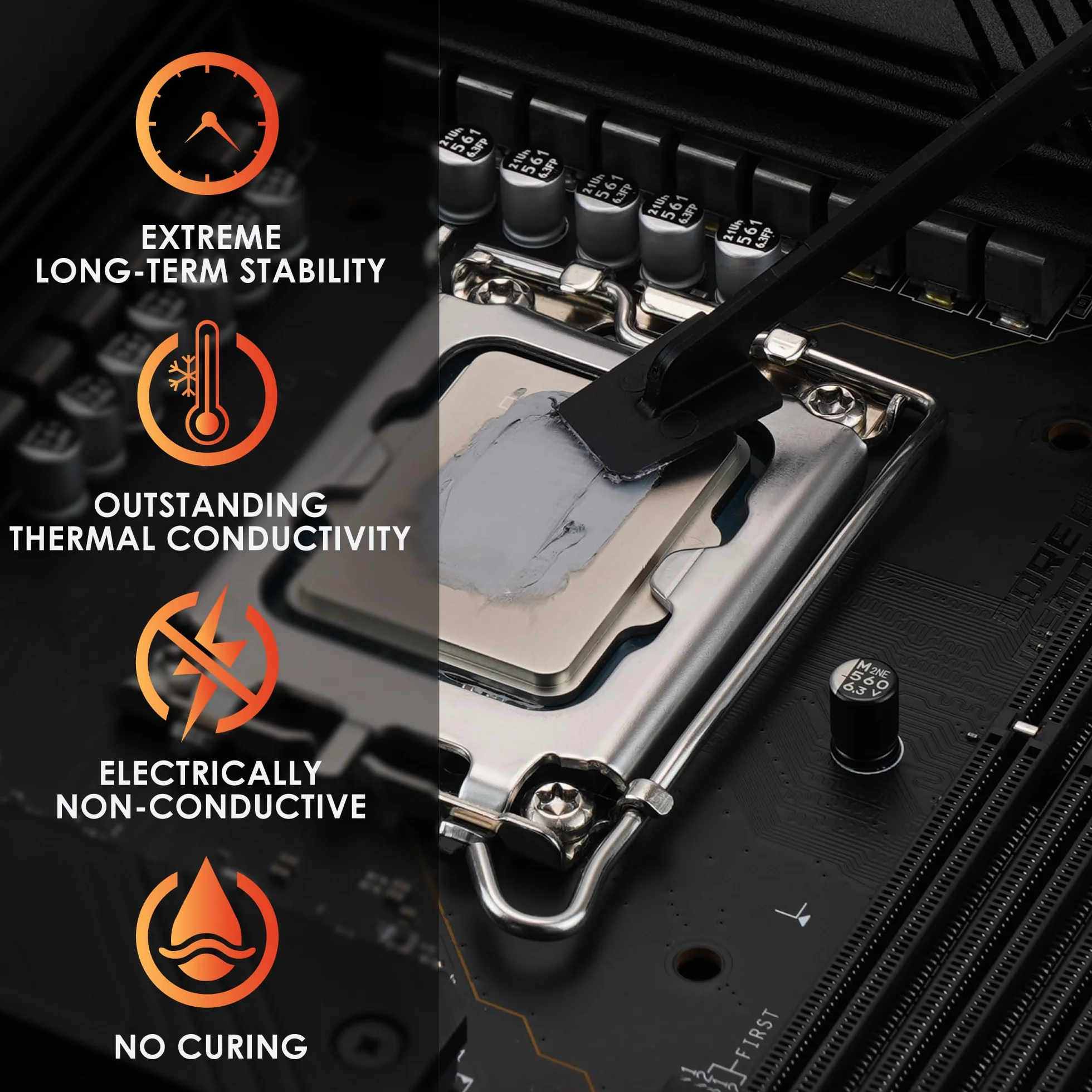 Thermal Grizzly Duronaut - Pasta termica da 30 grammi - Eccezionale stabilità a lungo termine e conducibilità termica per CPU, GPU, console e sistemi di raffreddamento industriali esigenti