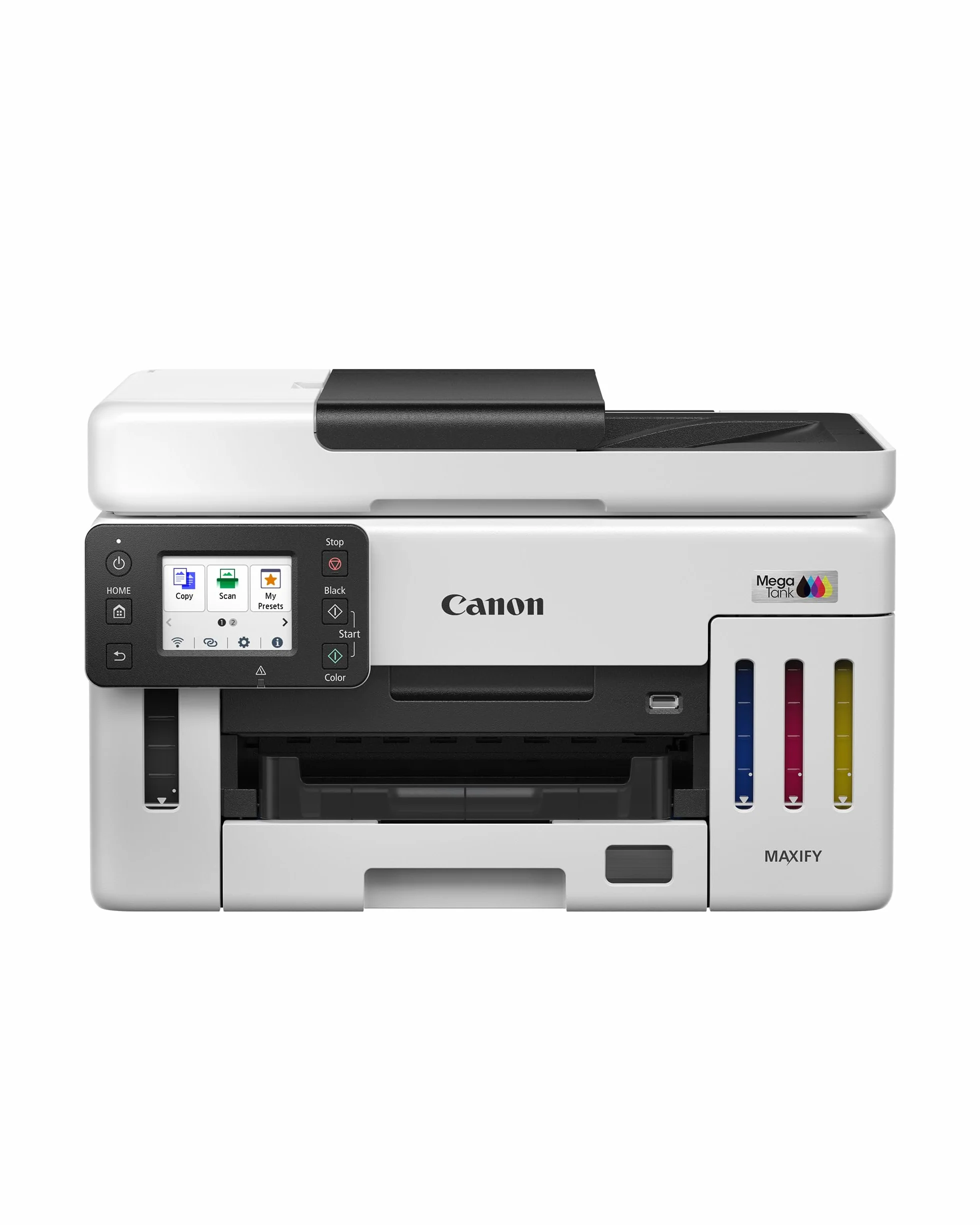 Canon MAXIFY GX6150 Stampante Ufficio Compatta – Stampante con Scanner Multifunzione | Tecnologia MegaTank per Stampe, Copie e Scansioni | Connessione Wireless, Ethernet e USB