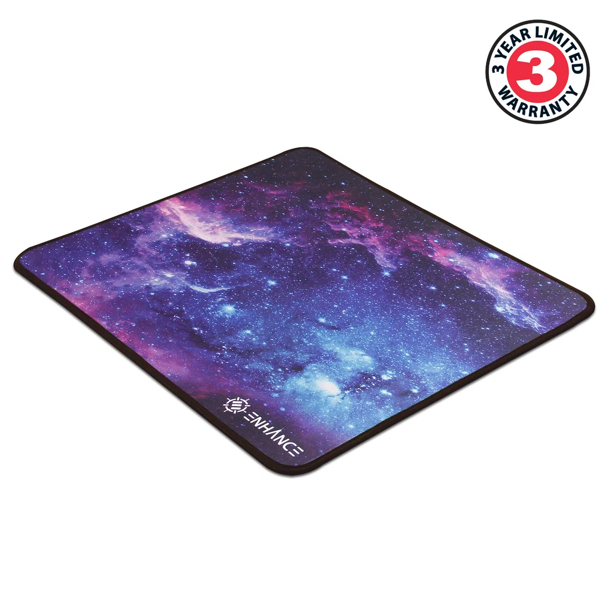 ENHANCE Ampio Tappetino per Mouse da Gioco XL - Tappetino per Mouse Grande, Cuciture Anti-sfilacciatura, Base in Gomma Antiscivolo, Tracciamento ad Alta Precisione - Serie Voltaic (Galaxy)