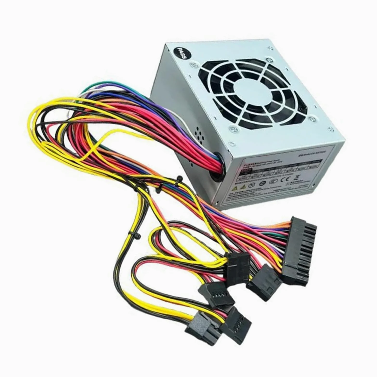 Generico Alimentatore per Computer MATX250 da 250 W con Ampia compatibilità tensioni per Alimentatore Compatto per Case Computer