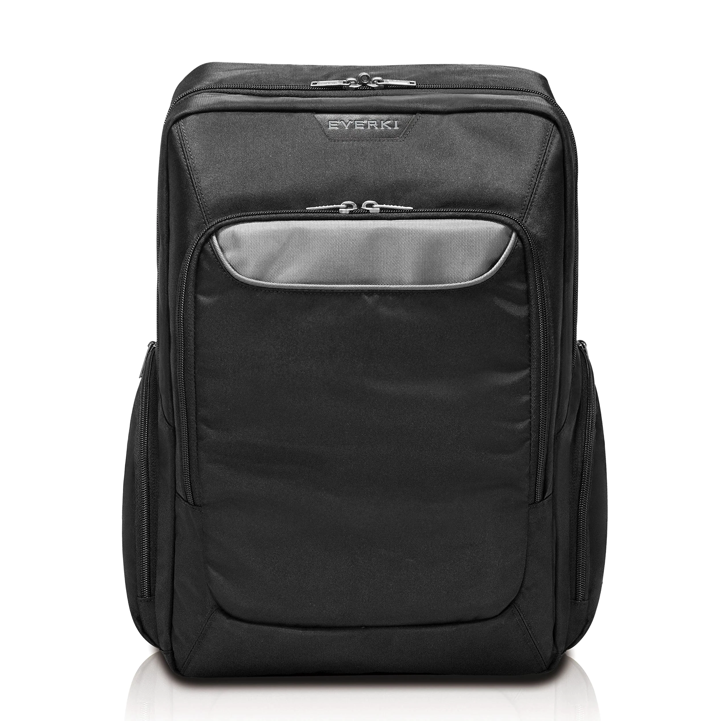 Everki Advance - Zaino per notebook fino a 15.6" con spallacci imbottiti/Scomparto segreto/Trolley/Imbottitura dorsale ergonomica/Cerniere Autorigeneranti / 27 l (EKP107)