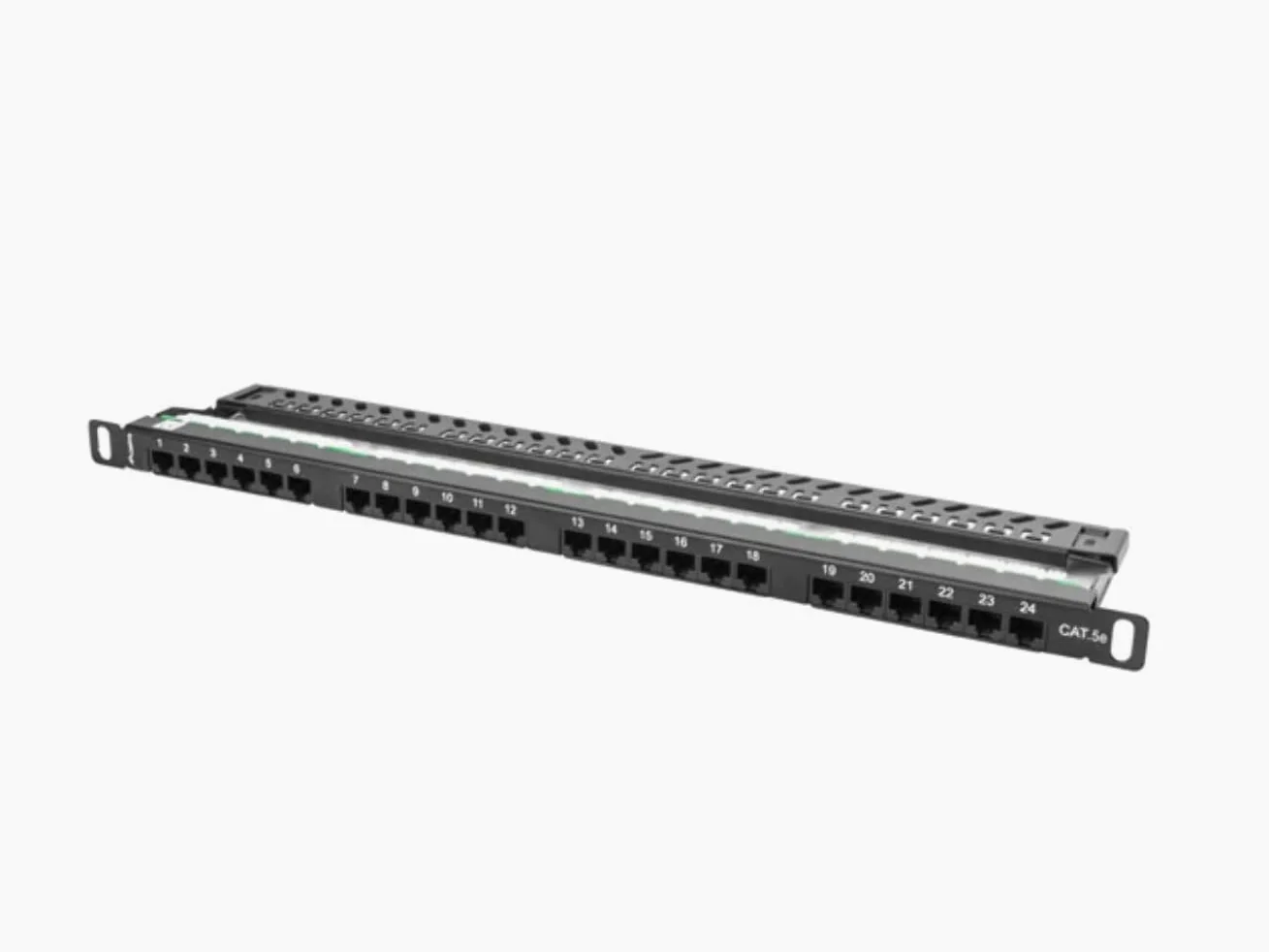 LANBERG Patch Panel PPU5-0024-B 24 Porte CATEGORIA 5E 19 0.5U Nero
